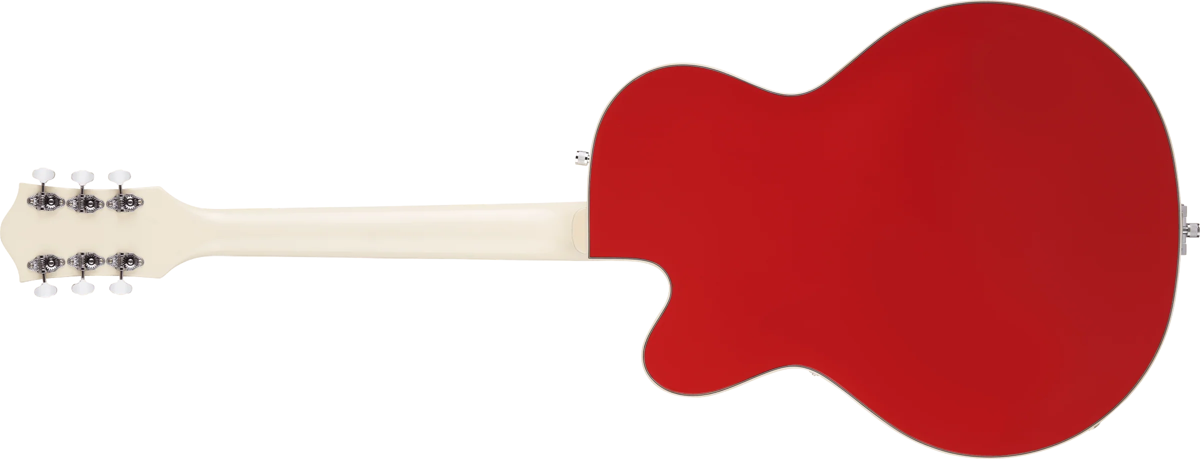 DISC - Gretsch G5410T Limited Edition Electromatic Tri-Five Hollow Body Single-Cut with Bigsby Two-Tone Fiesta Red/Vintage White Electric Guitar - Image 7