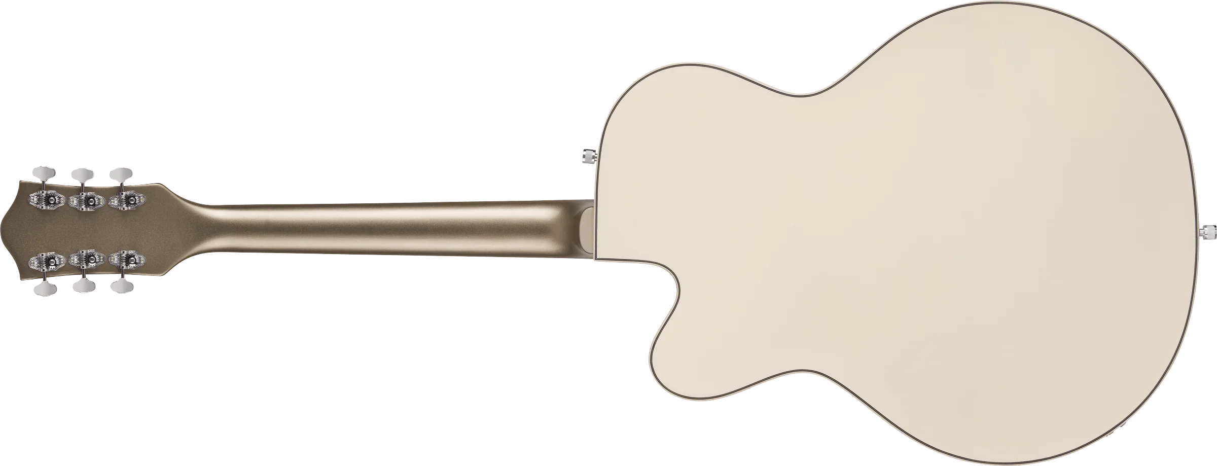 Gretsch G5410T Limited Edition Electromatic Tri-Five Hollow Body with Bigsby Two-Tone Vintage White/Casino Gold - Image 7