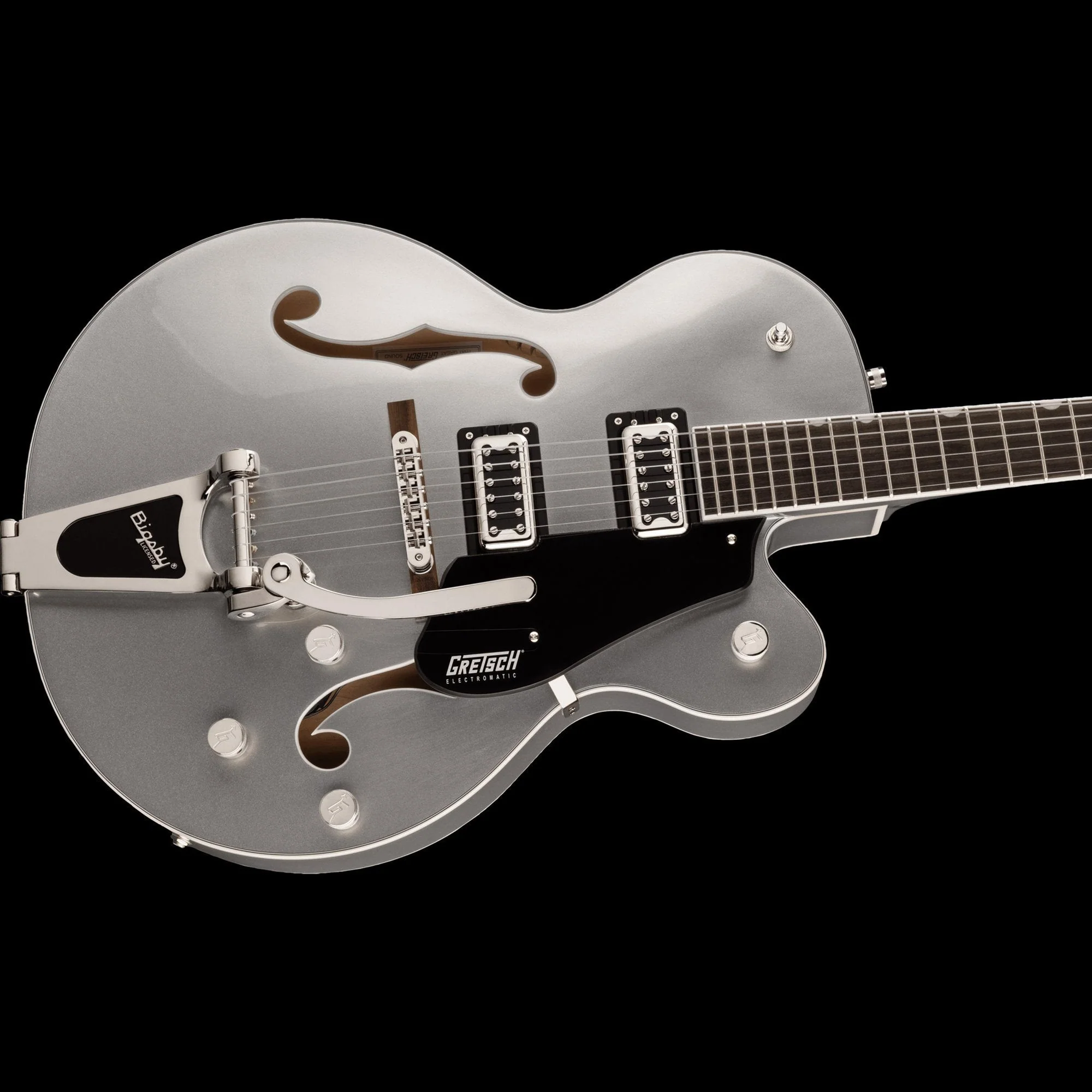 Gretsch G5420T Electromatic Classic Hollow Body with Bigsby Airline Silver - Image 3