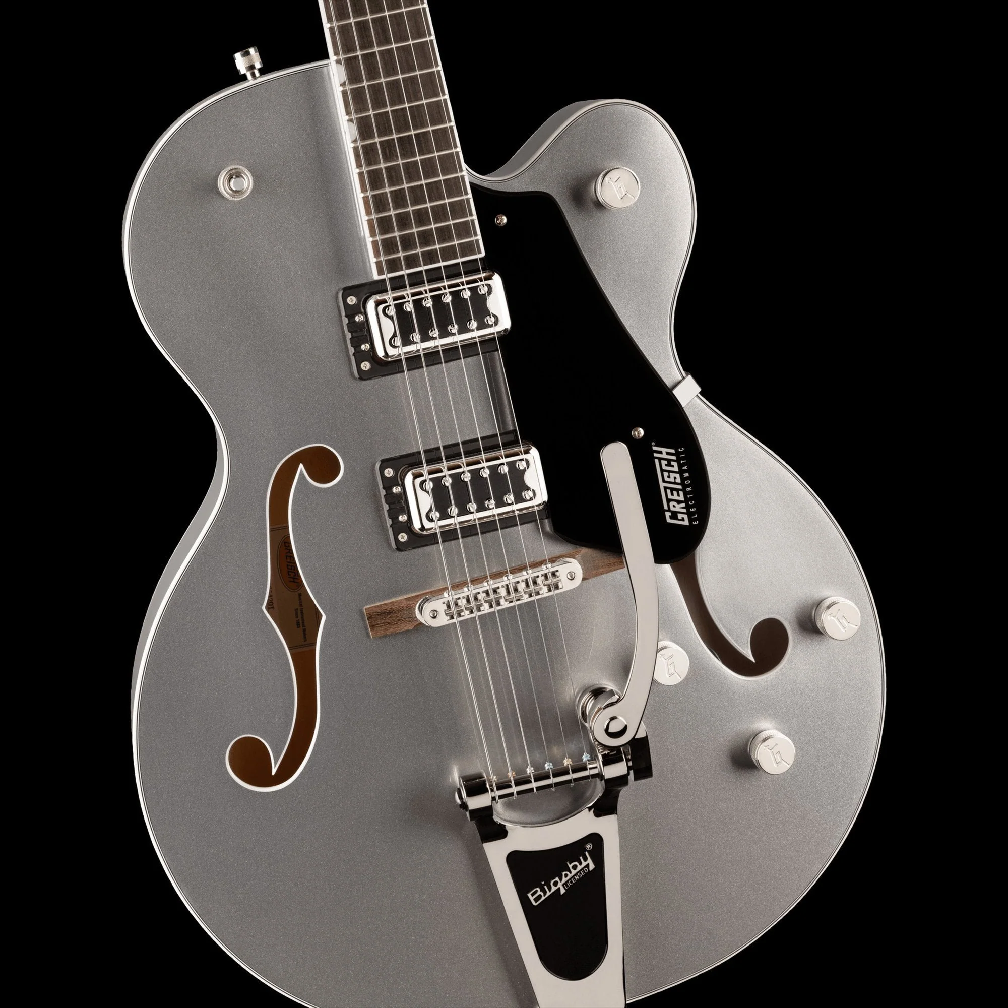 Gretsch G5420T Electromatic Classic Hollow Body with Bigsby Airline Silver - Image 4