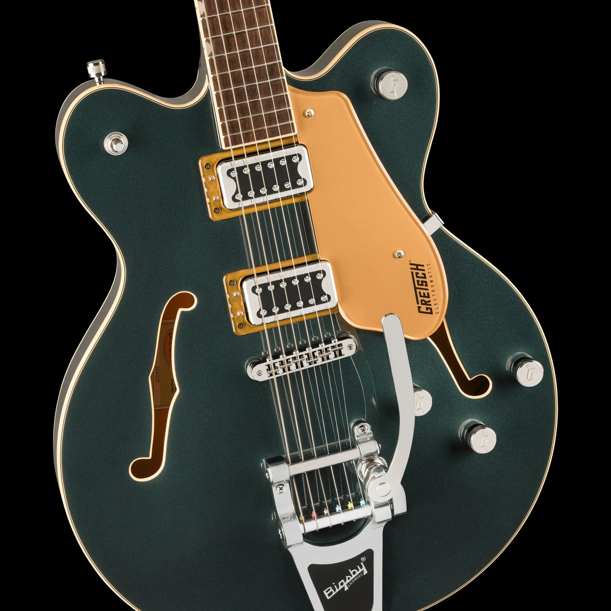 Gretsch G5622T Electromatic Center Block Double-Cut with Bigsby Cadillac Green - Serial # CYGC24010504 - Demo - Image 3