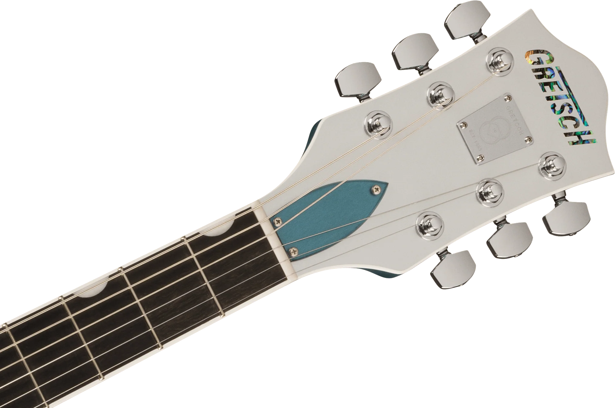 Gretsch G6118T-140 LTD 140th Double Platinum Anniversary With Bigsby Two-Tone Pure Platinum/Stone Platinum With Case - Image 6