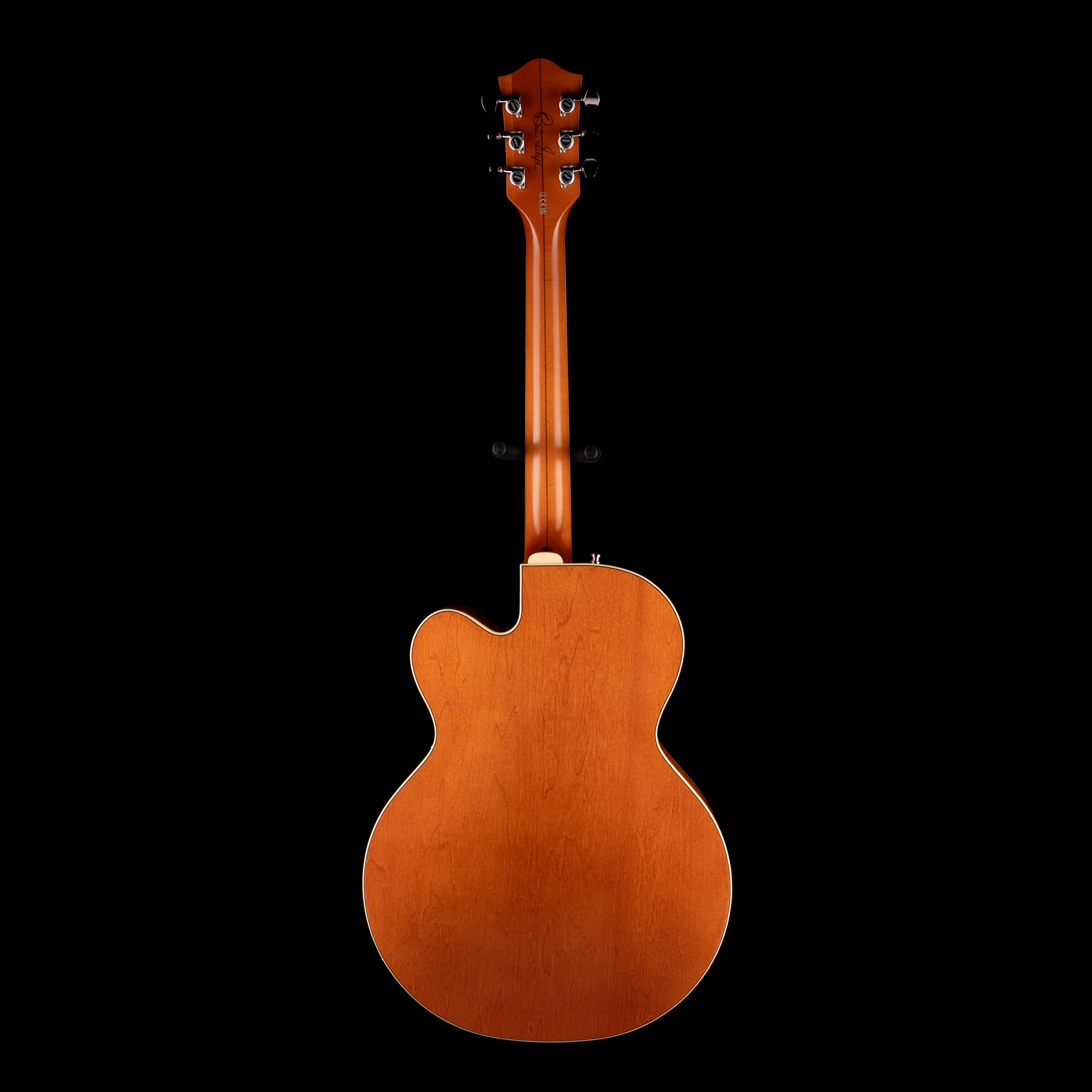 Gretsch G6120T-BSSMK Brian Setzer Signature Nashville Hollow Body '59 "Smoke" Orange with Case - Image 11