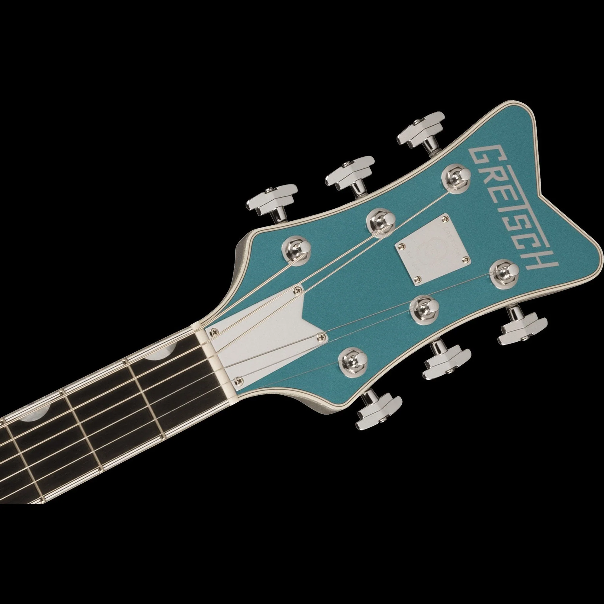 Gretsch G6134T-140 LTD 140th Double Platinum Penguin With Bigsby Two-Tone Stone Platinum/Pure Platinum With Case - Image 6