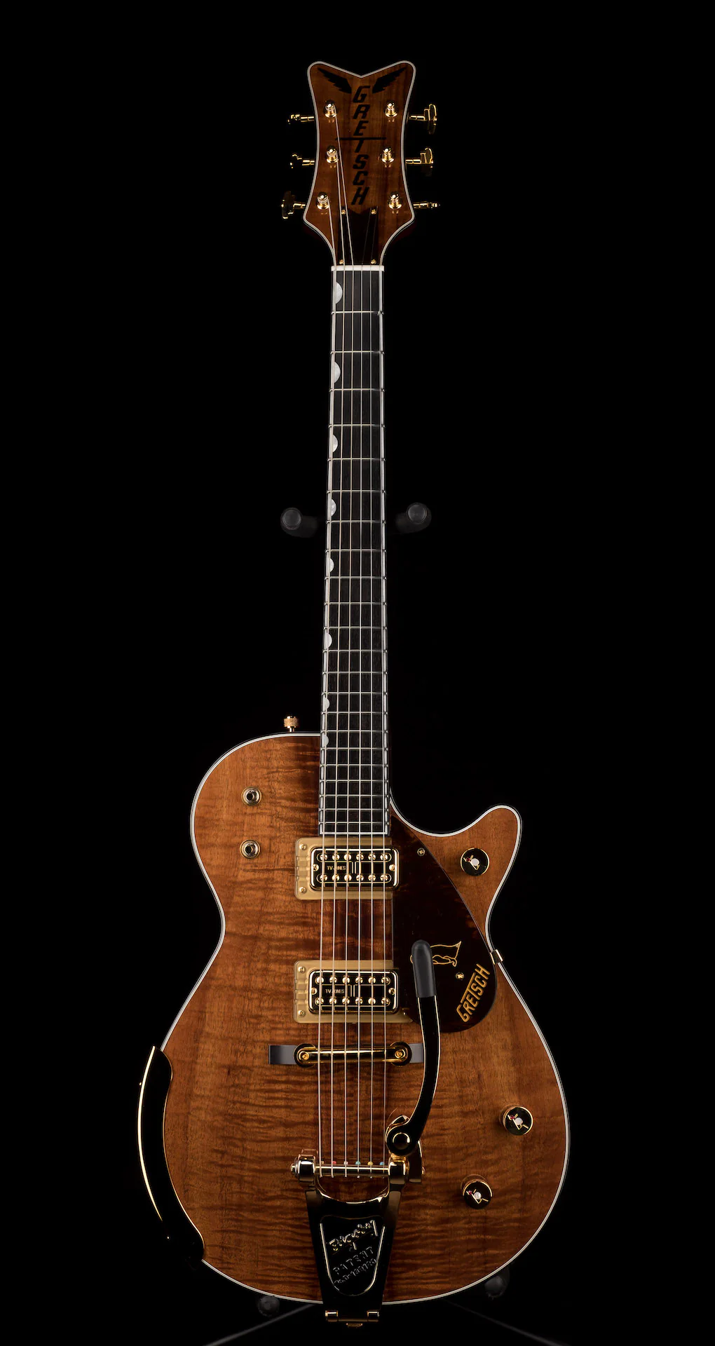 Gretsch G6134T Limited Edition Penguin Koa with Bigsby Natural Electric Guitar With Case - Image 2