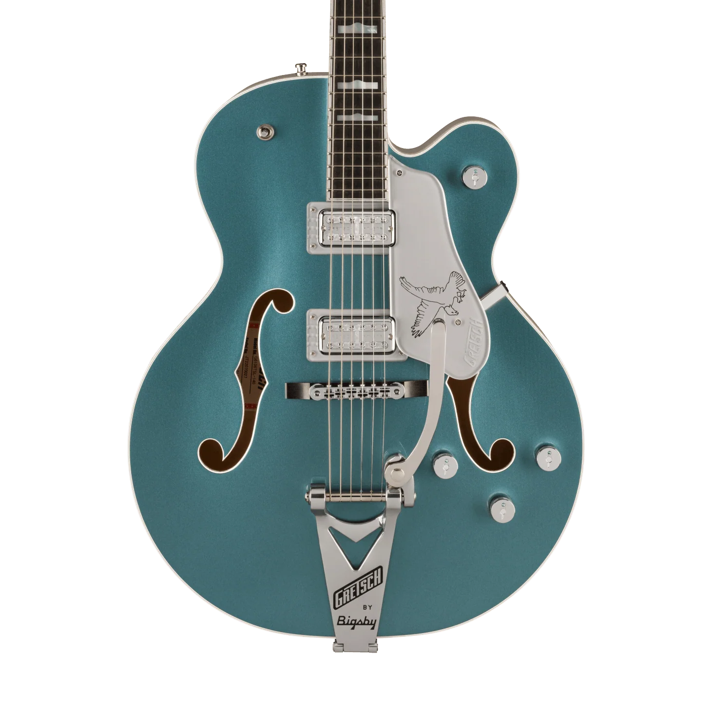 Gretsch G6136T-140 LTD 140th Double Platinum Falcon With Bigsby Two-Tone Stone Platinum/Pure Platinum With Case