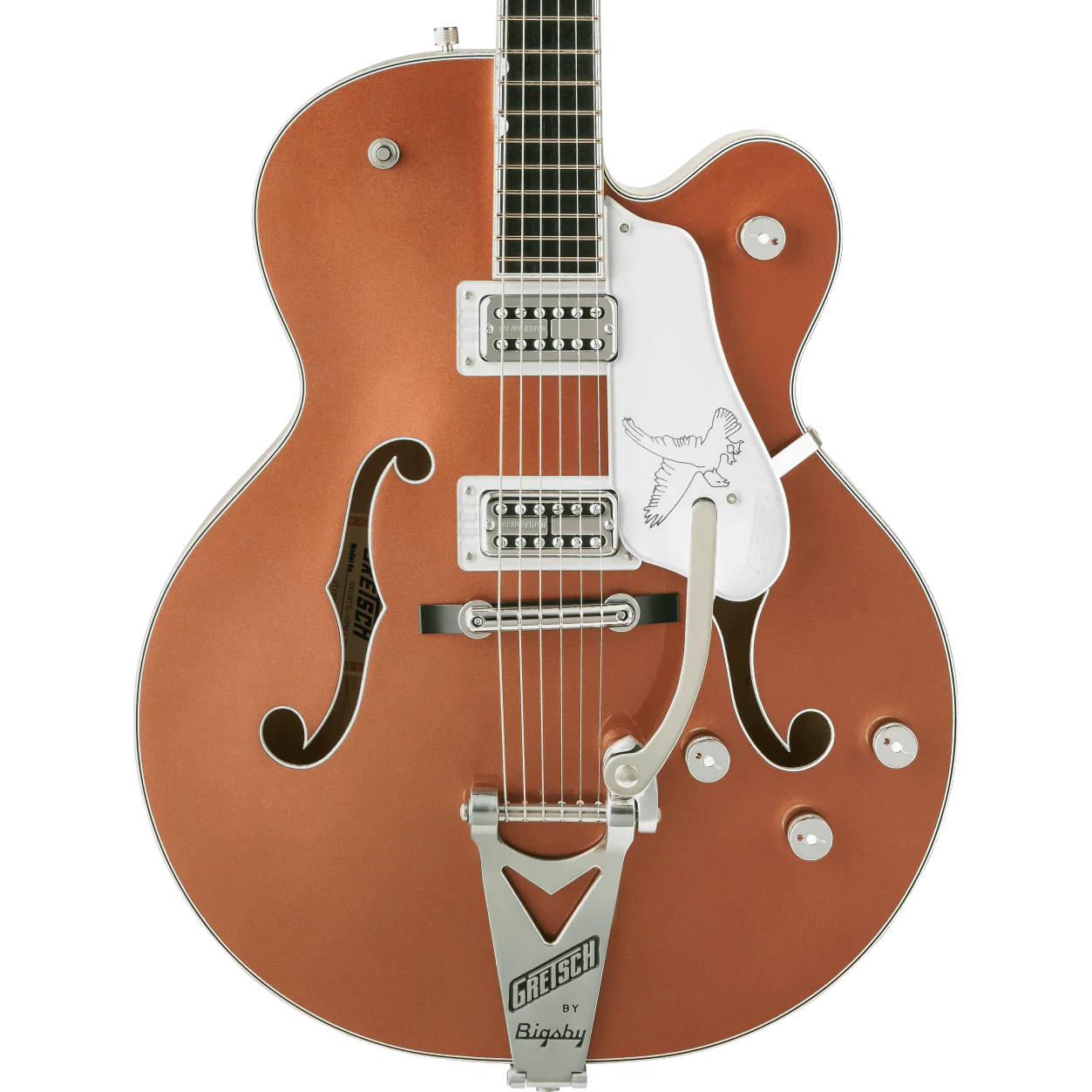 DISC - Gretsch G6136T Limited Edition Falcon with Bigsby Two-Tone Copper/Sahara Metallic Electric Guitar