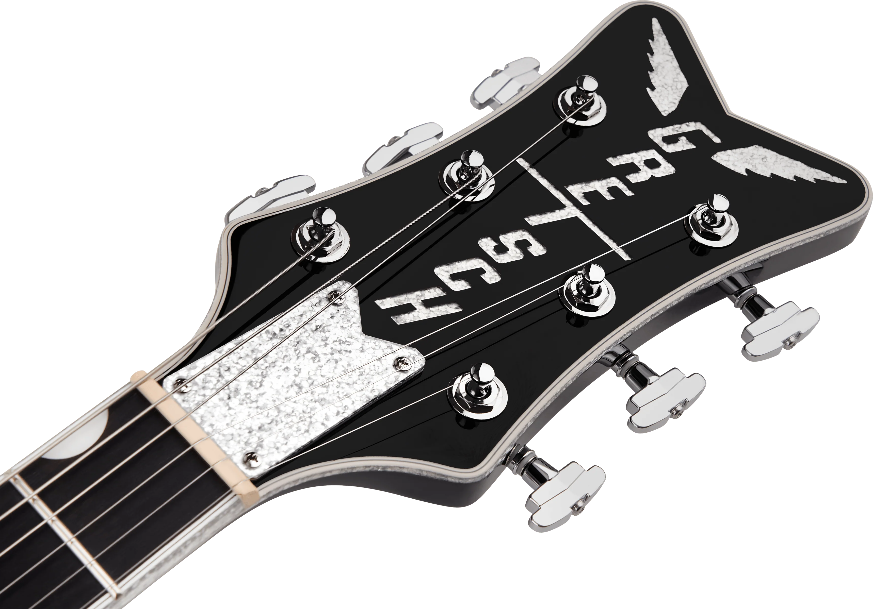 Gretsch G6636TSL Players Edition Silver Falcon Center Block Double-Cut with String-Thru Bigsby Filter’Tron Pickups Black With Case - Image 6