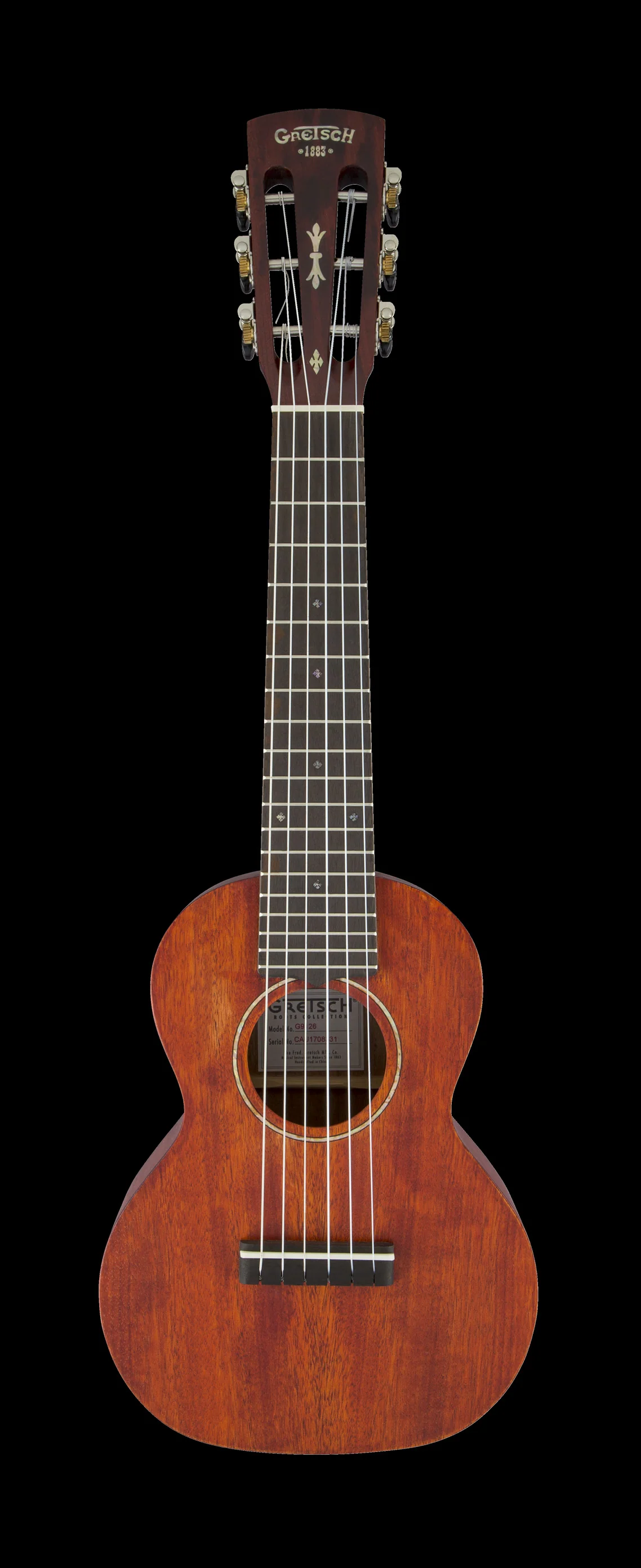 Gretsch G9126 Guitar-Ukulele Acoustic with Gig Bag Honey Mahogany Stain - Image 3