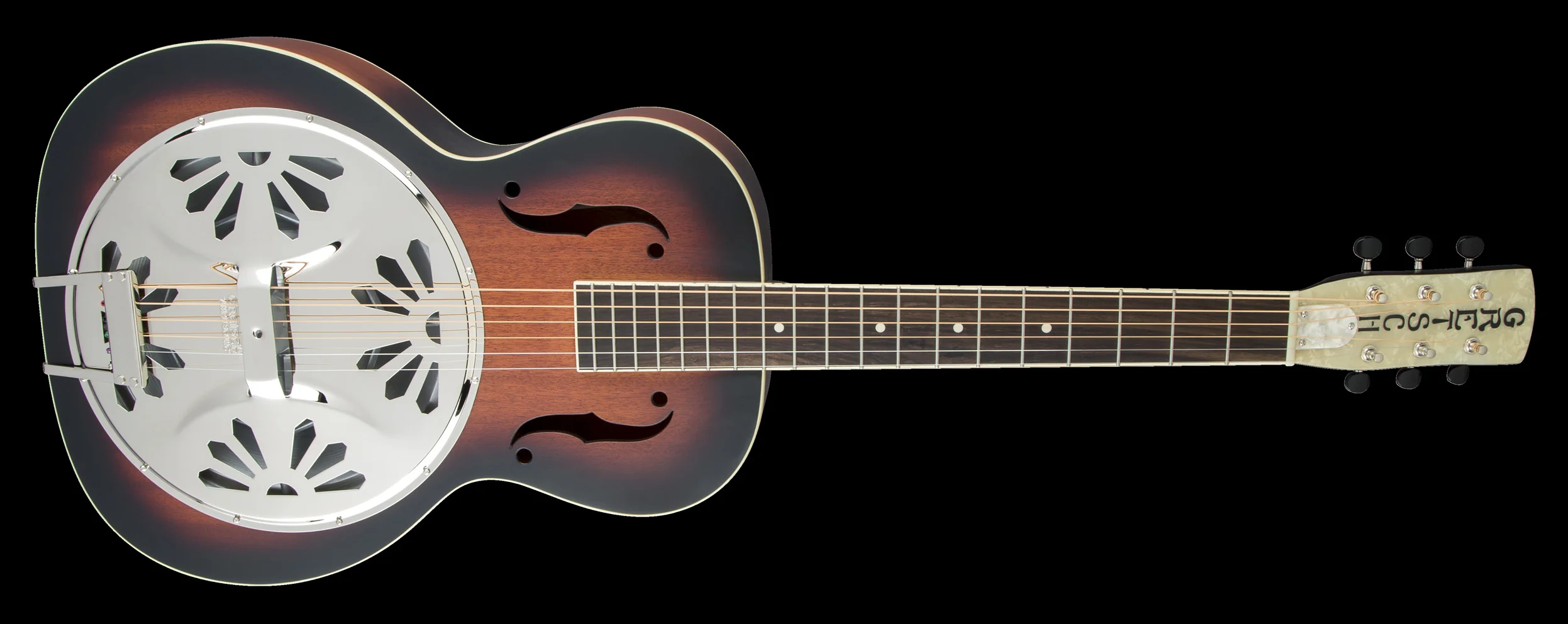Gretsch G9220 Bobtail Round-Neck Acoustic-Electric Resonator Guitar Sunburst - Image 5