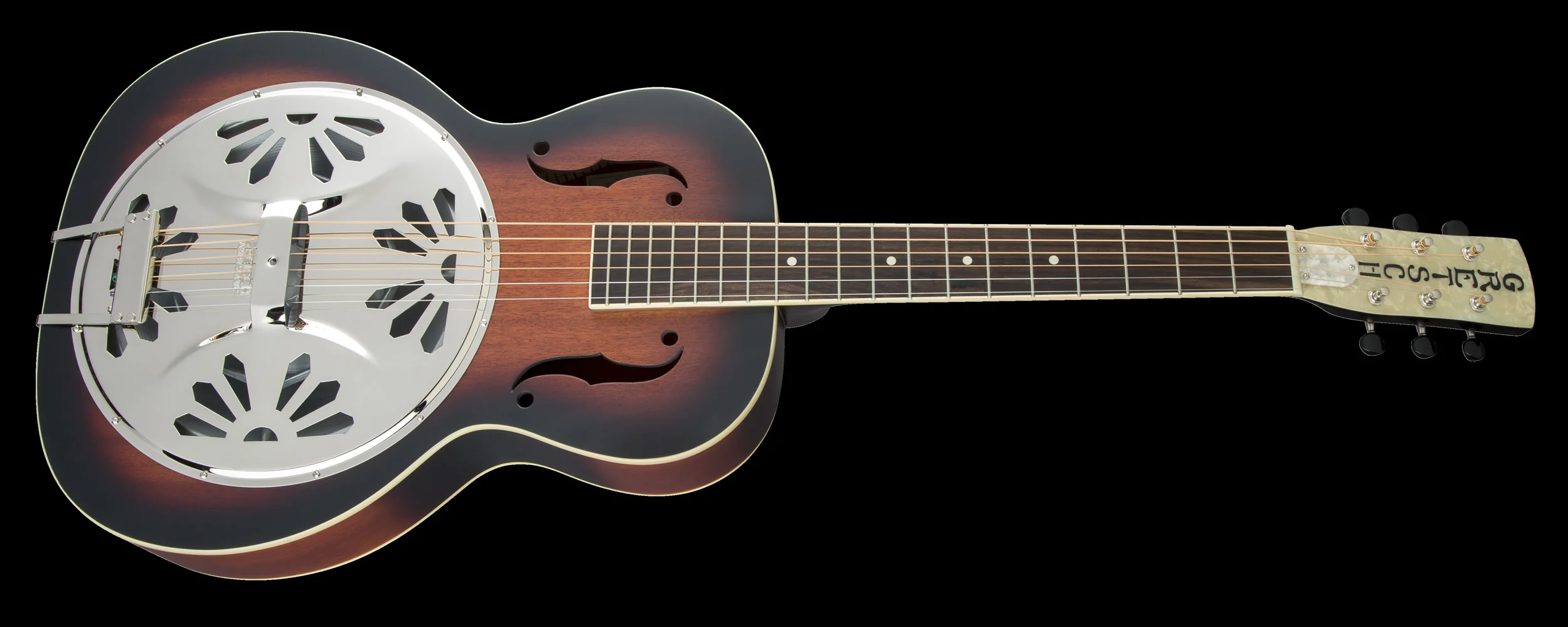 Gretsch G9220 Bobtail Round-Neck Acoustic-Electric Resonator Guitar Sunburst - Image 7