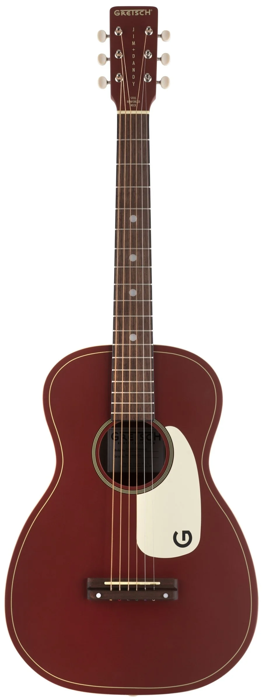 DISC - Gretsch G9500 Limited Edition Jim Dandy Walnut Fingerboard Oxblood Acoustic Guitar - Image 2