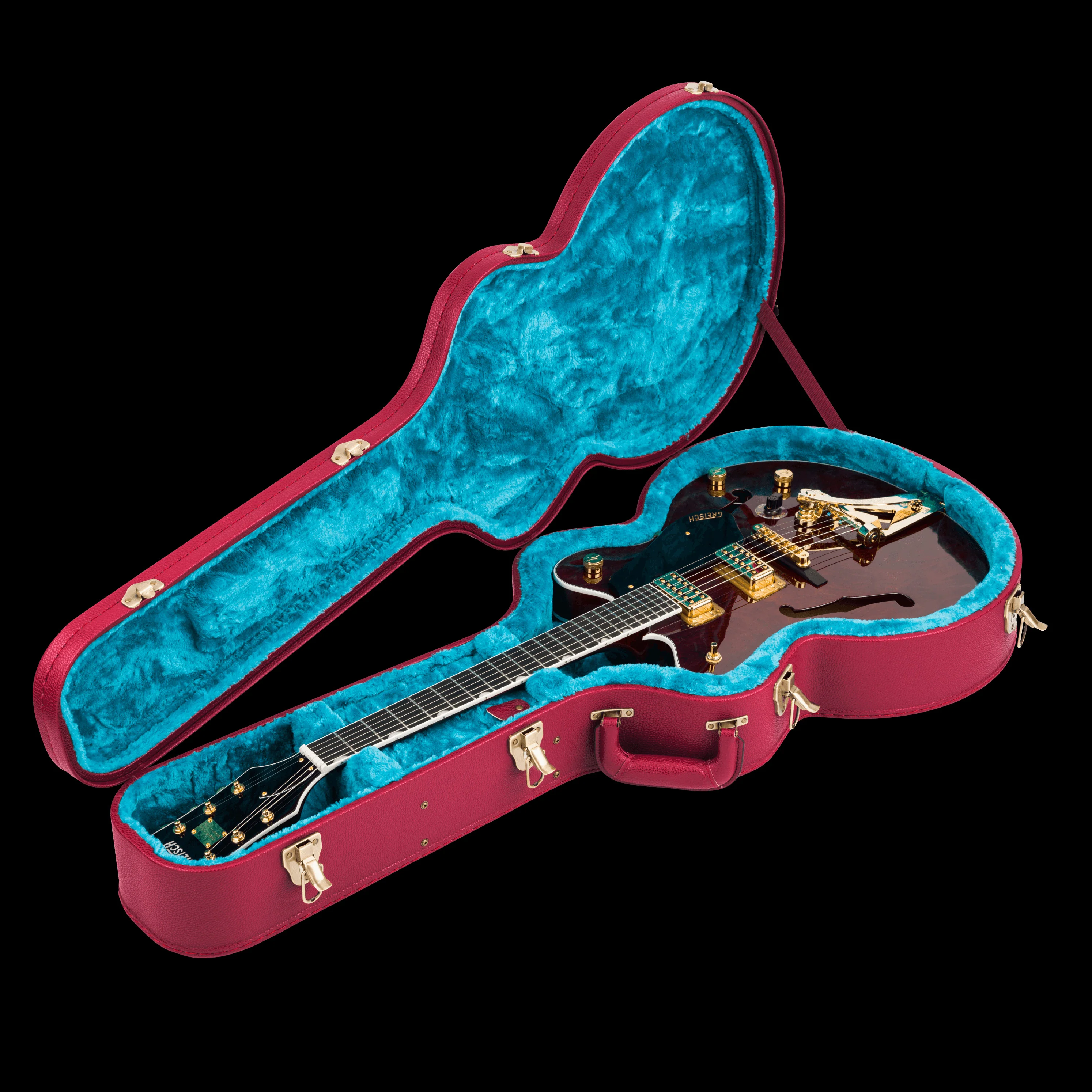 Gretsch Limited Edition Abbey Road Studiomatic Hollow Body Classic Walnut Stain with Case - Image 8