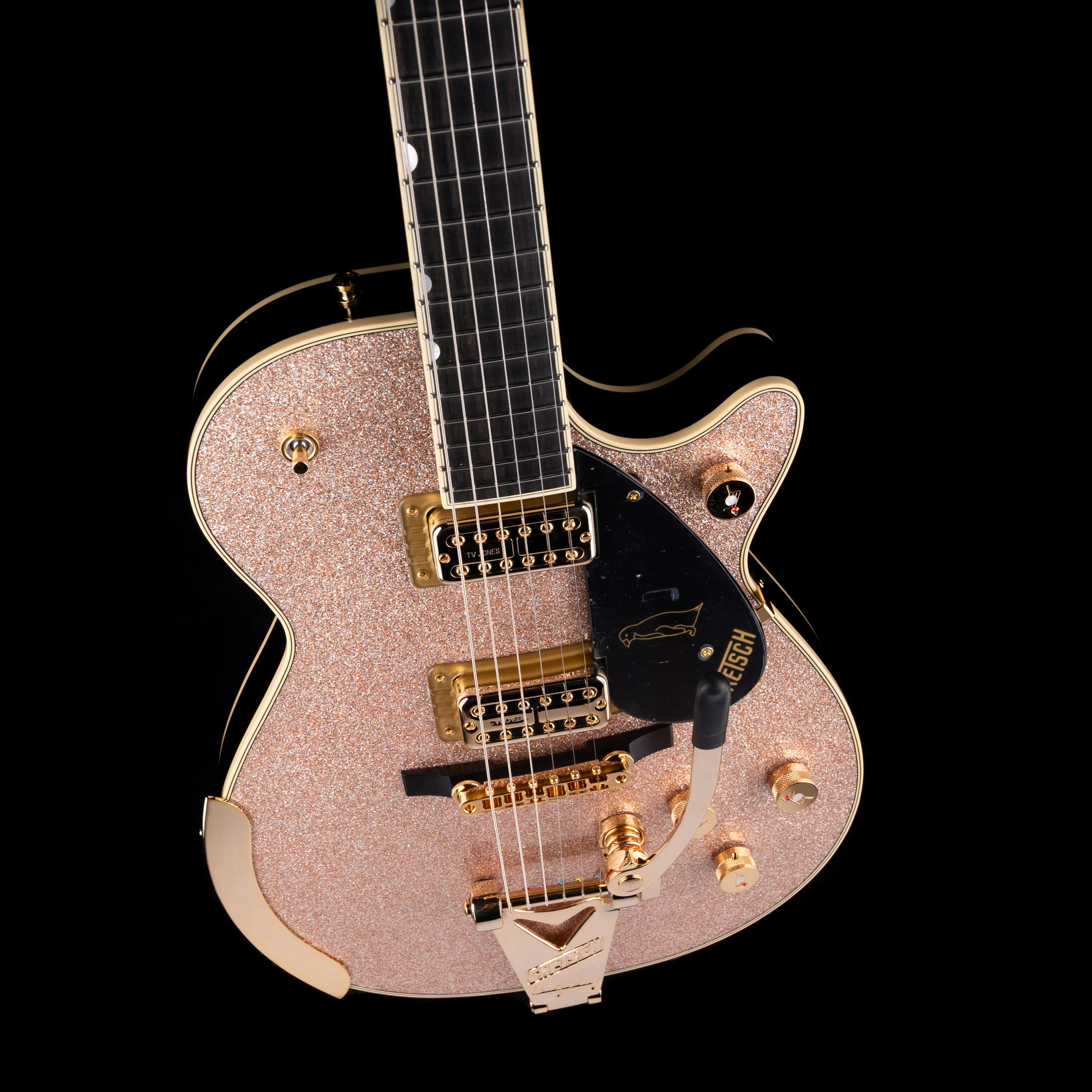 Gretsch Limited Edition G6129TG Champagne Sparkle Penguin with Case - Image 3