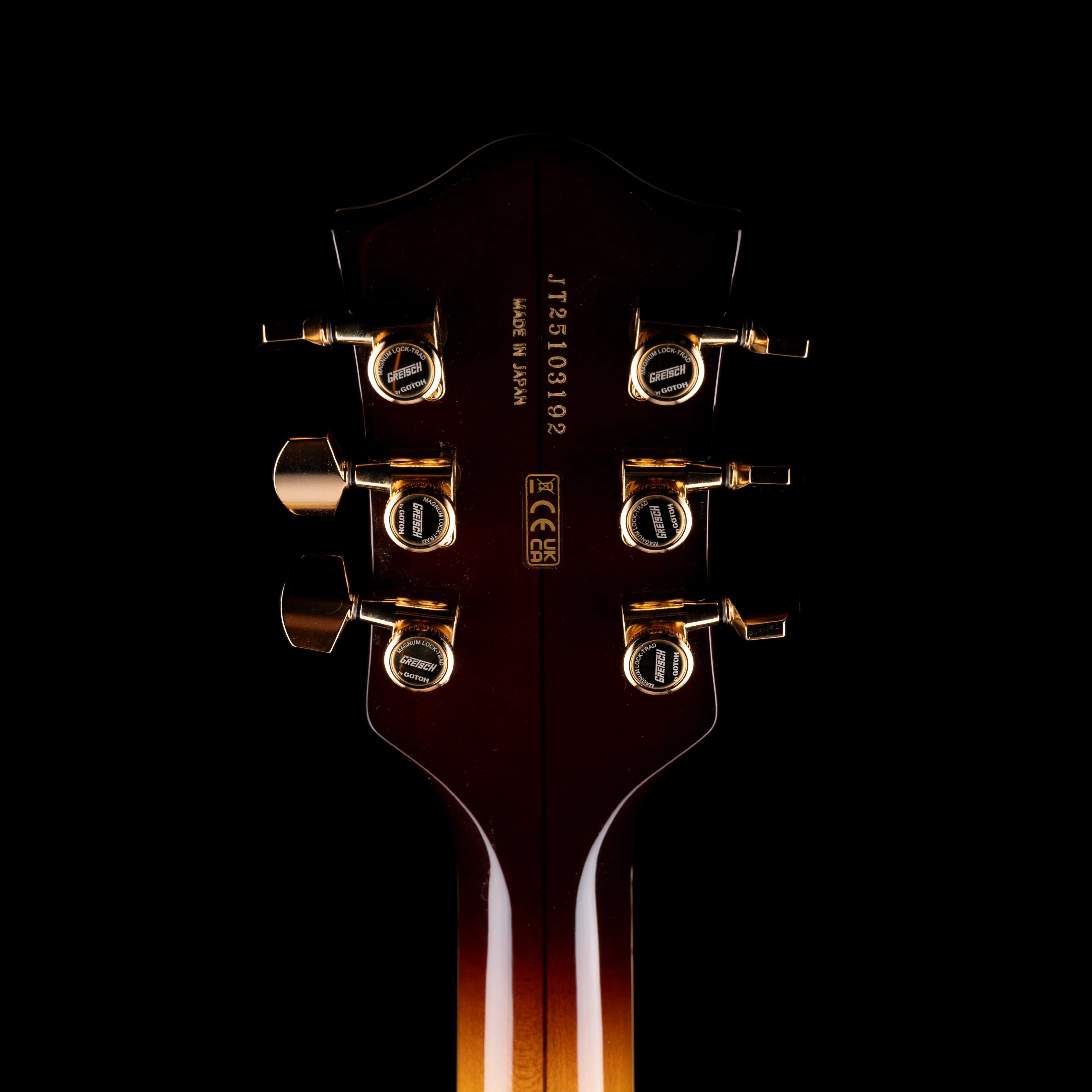Gretsch Professional Broadkaster Jr. LX Figured Center Block Caramel Dawn with Case - Image 15