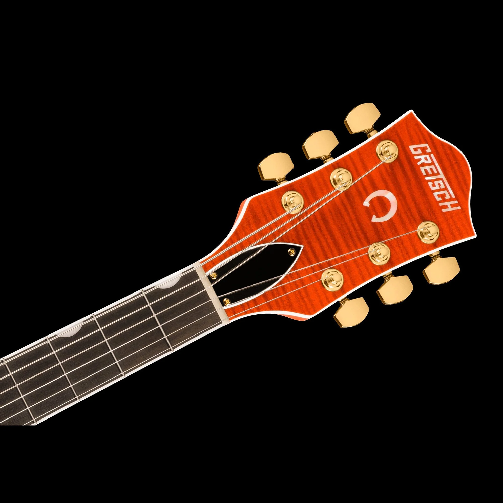 Gretsch Professional Nashville Hollow Body with Bigsby Orange Stain With Case - Image 6