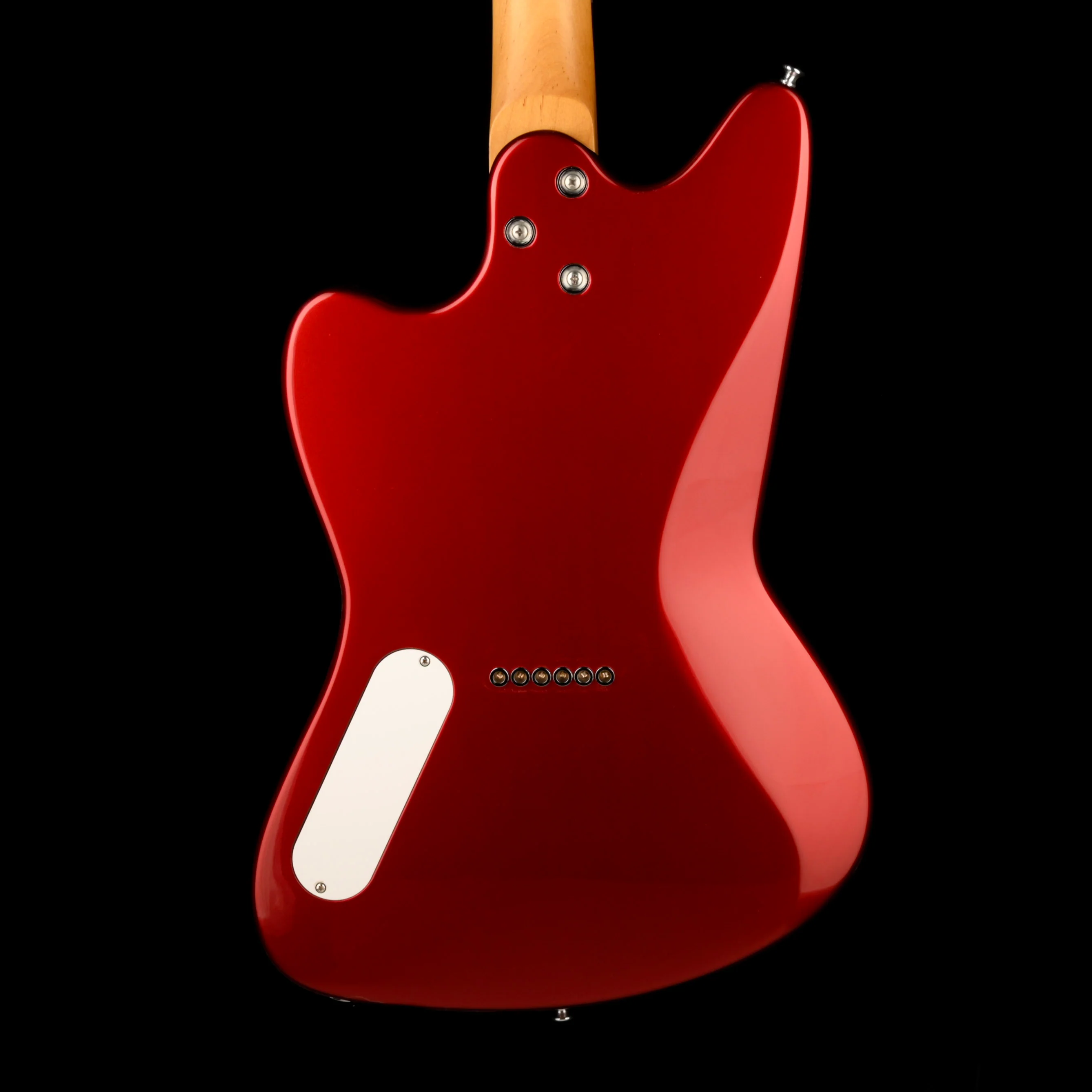 Harmony Factory Special Silhouette Electric Guitar Cherry W/Case 1 of 24 B-Stock - Image 9