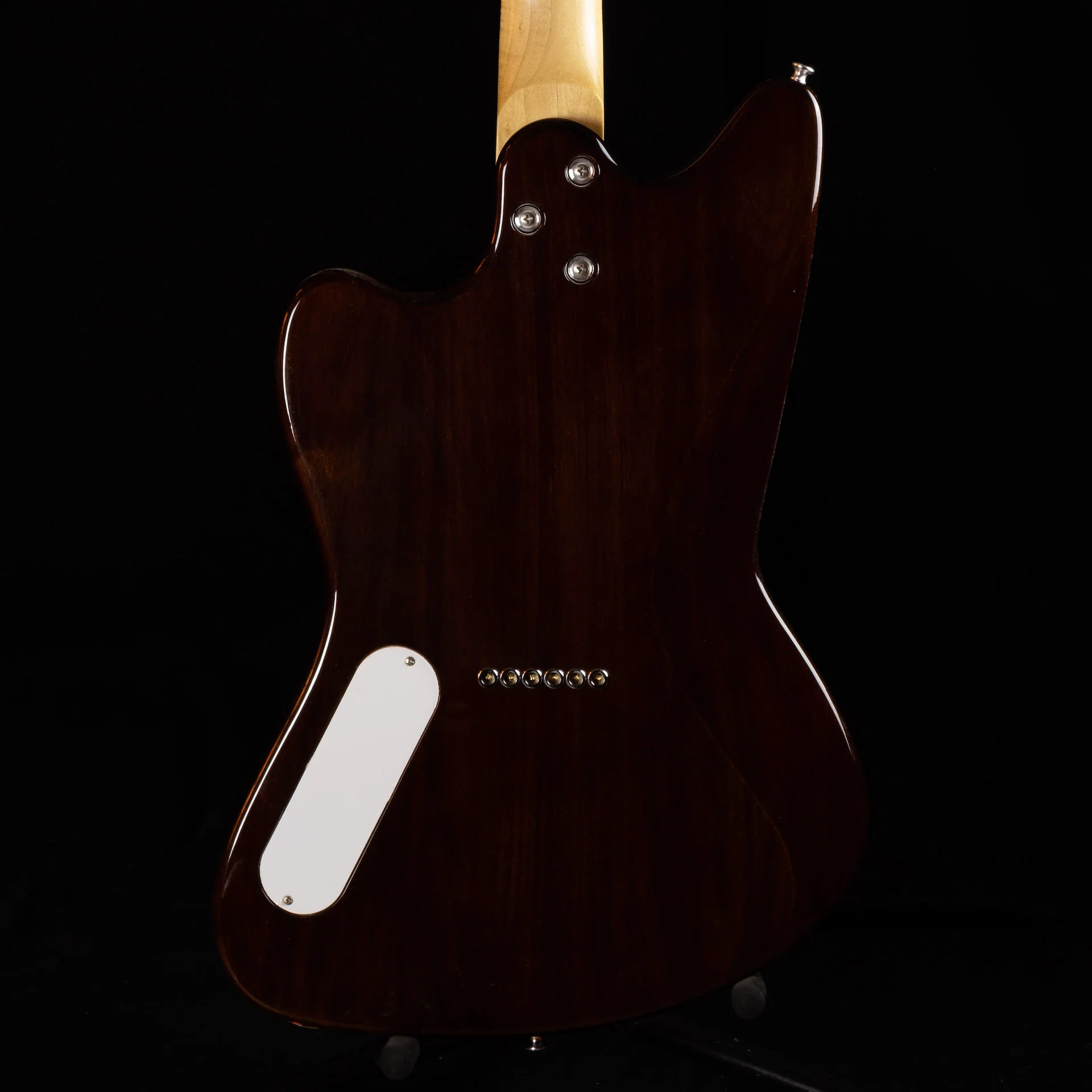 Harmony Limited Edition Silhouette Flame Maple Top Transparent Brown Electric Guitar - Image 5