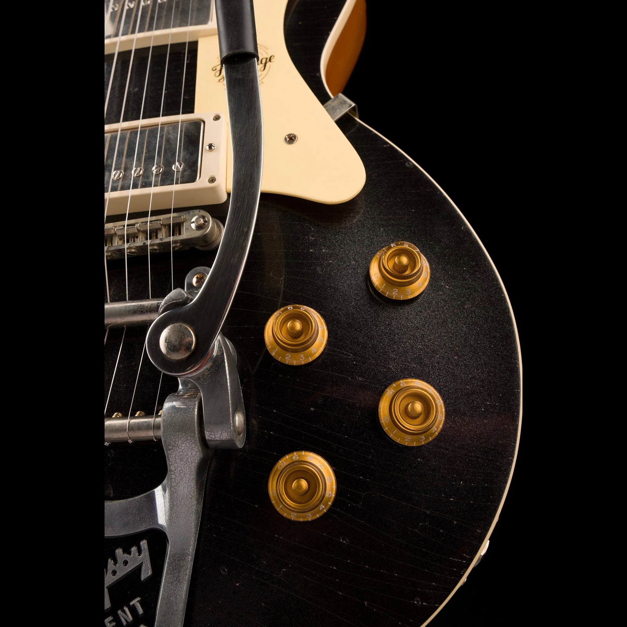 Heritage Custom Shop Custom Core H-150 Artisan Aged with Bigsby Space Black with Case - Image 8