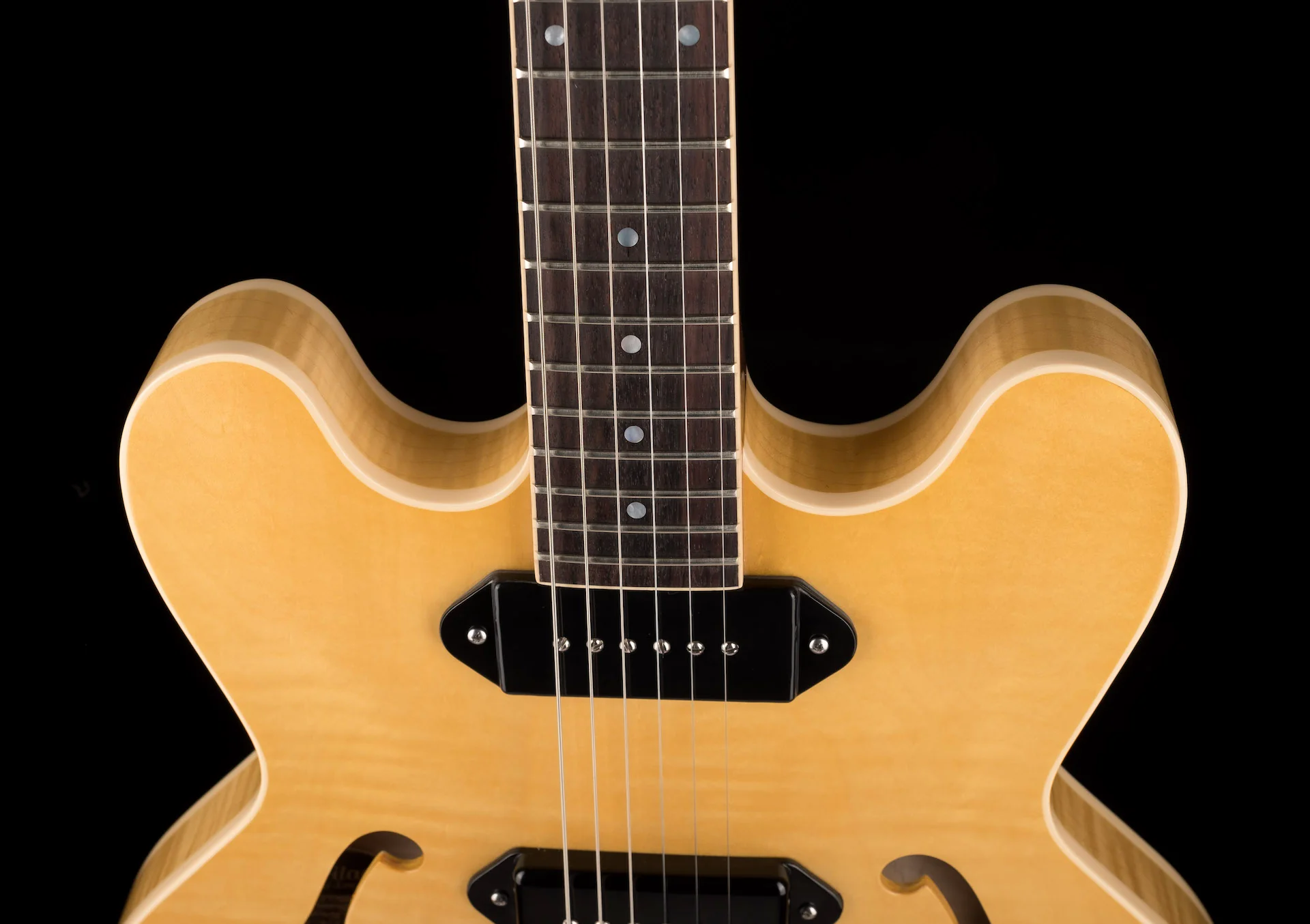 Heritage H-530 Hollow Antique Natural Electric Guitar with Case - Image 3