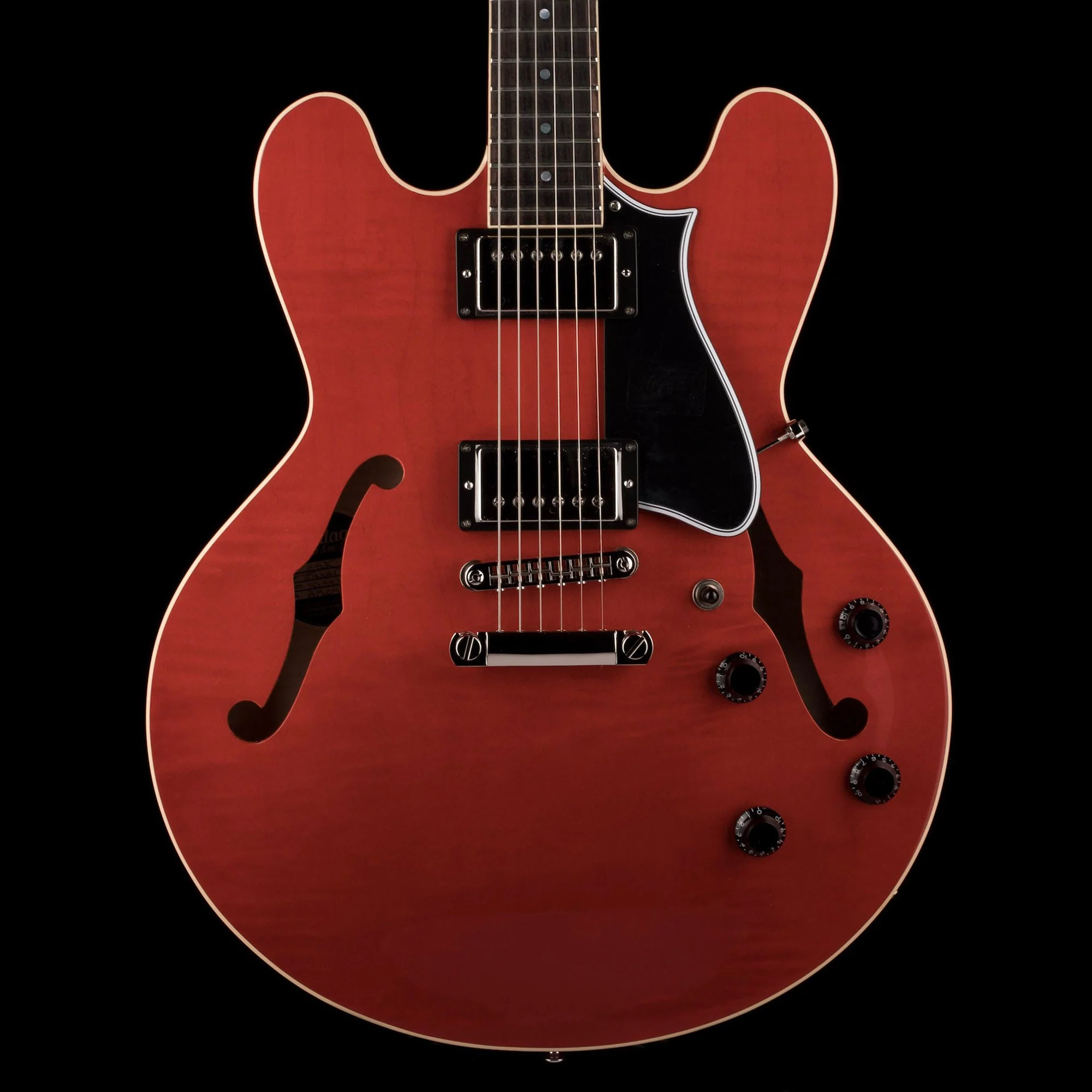Heritage Standard H-535 Semi-Hollow Trans Cherry Electric Guitar with Case