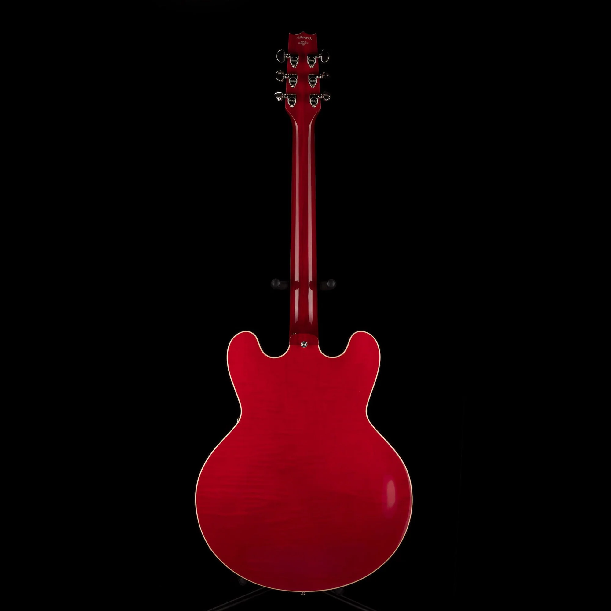 Heritage Standard H-535 Semi-Hollow Trans Cherry Electric Guitar with Case - Image 16