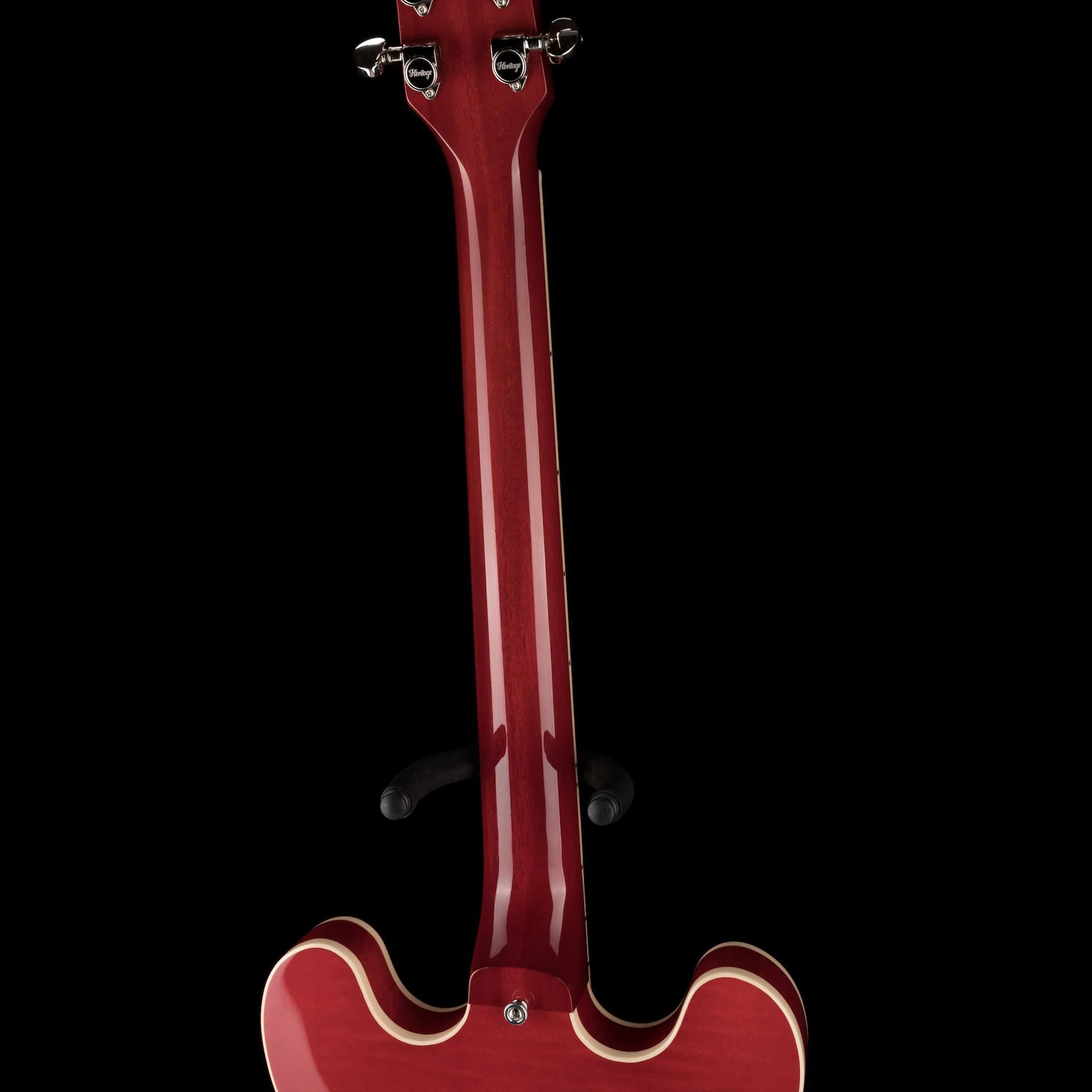 Heritage Standard H-535 Semi-Hollow Trans Cherry Electric Guitar with Case - Image 18