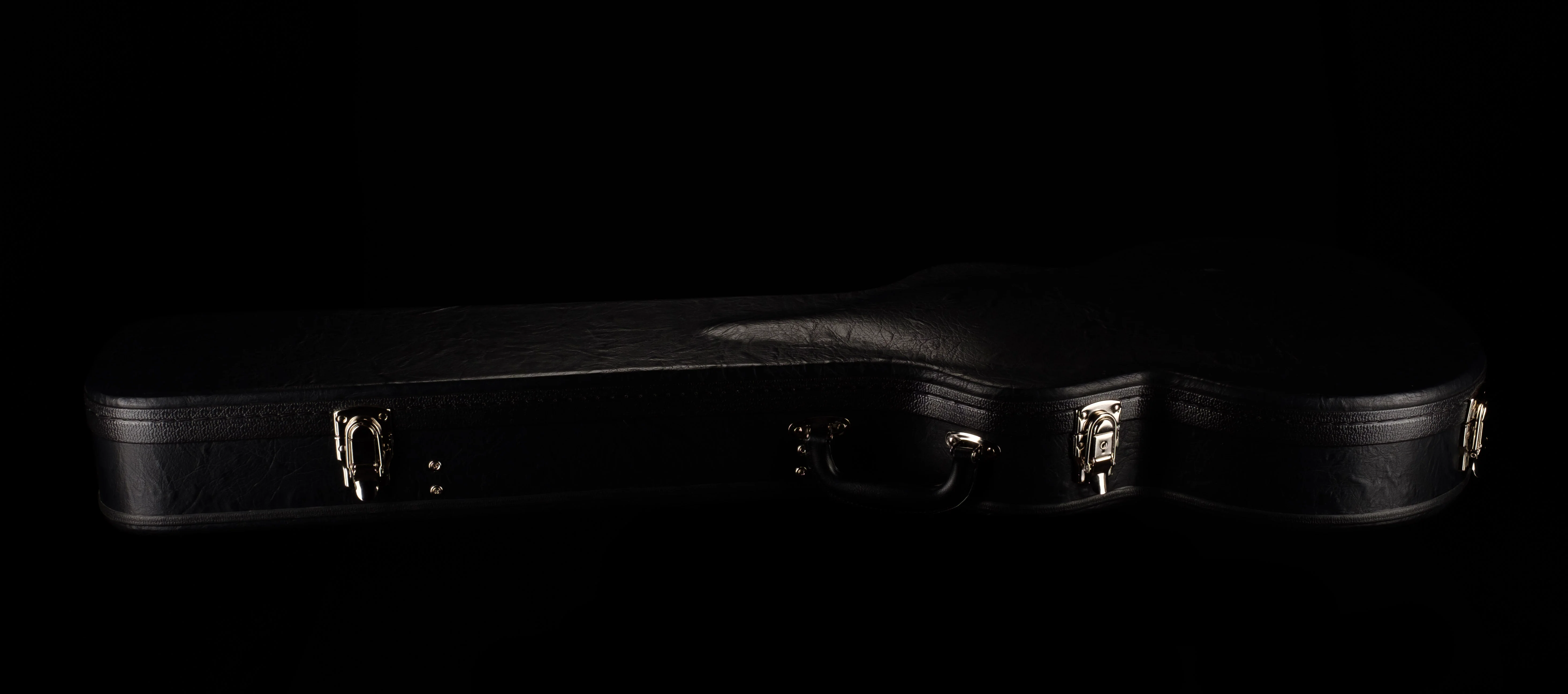 Hofner Club Bass Arched Top Wood Case Black CGC-CB