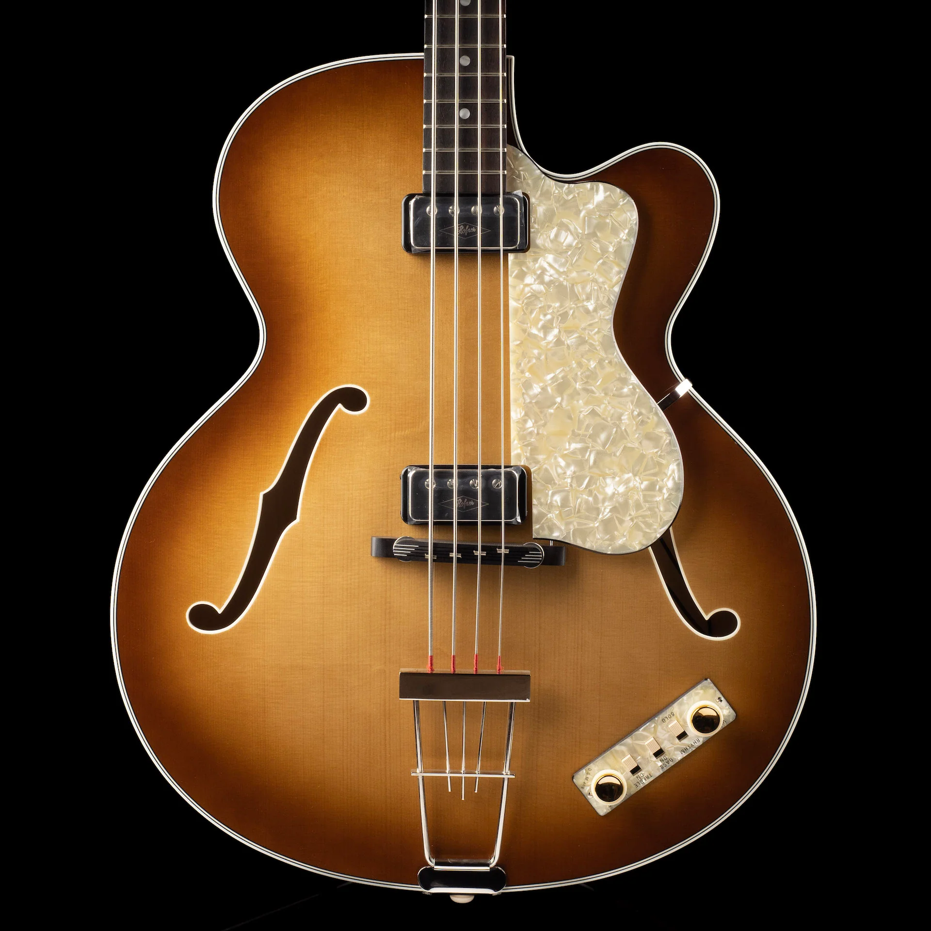 Hofner H500/5-62-0 "Reeperbahn" Bass Sunburst Made in Germany With Case