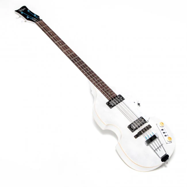 Hofner Ignition Pro Violin Bass HOF-HI-BB-PE-PW Pearl White - Image 6