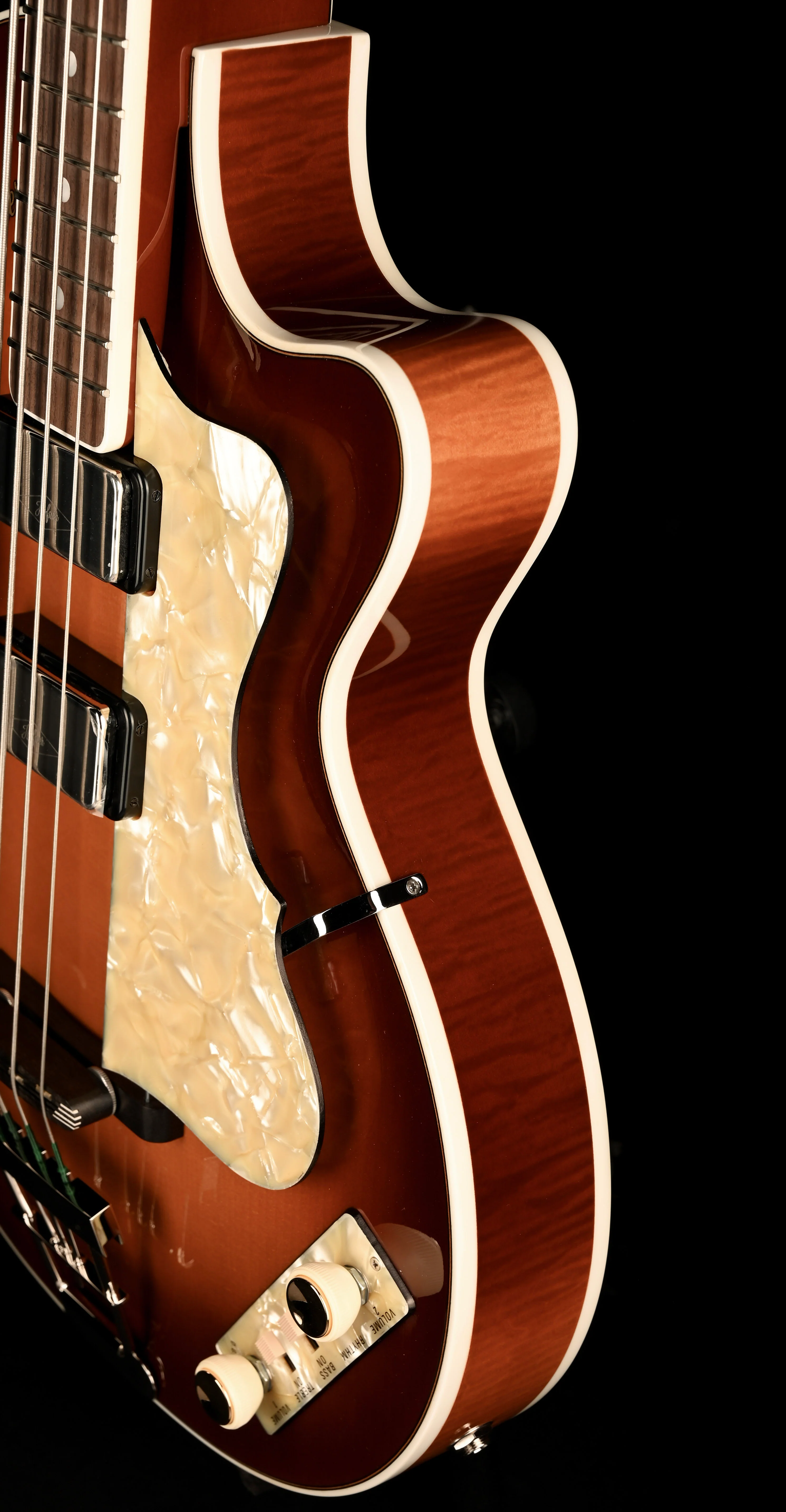 Hofner LTD Club Bass Dark Violin-Cavern Spacing with Vintage Case - H500/2-CV-O - Image 11