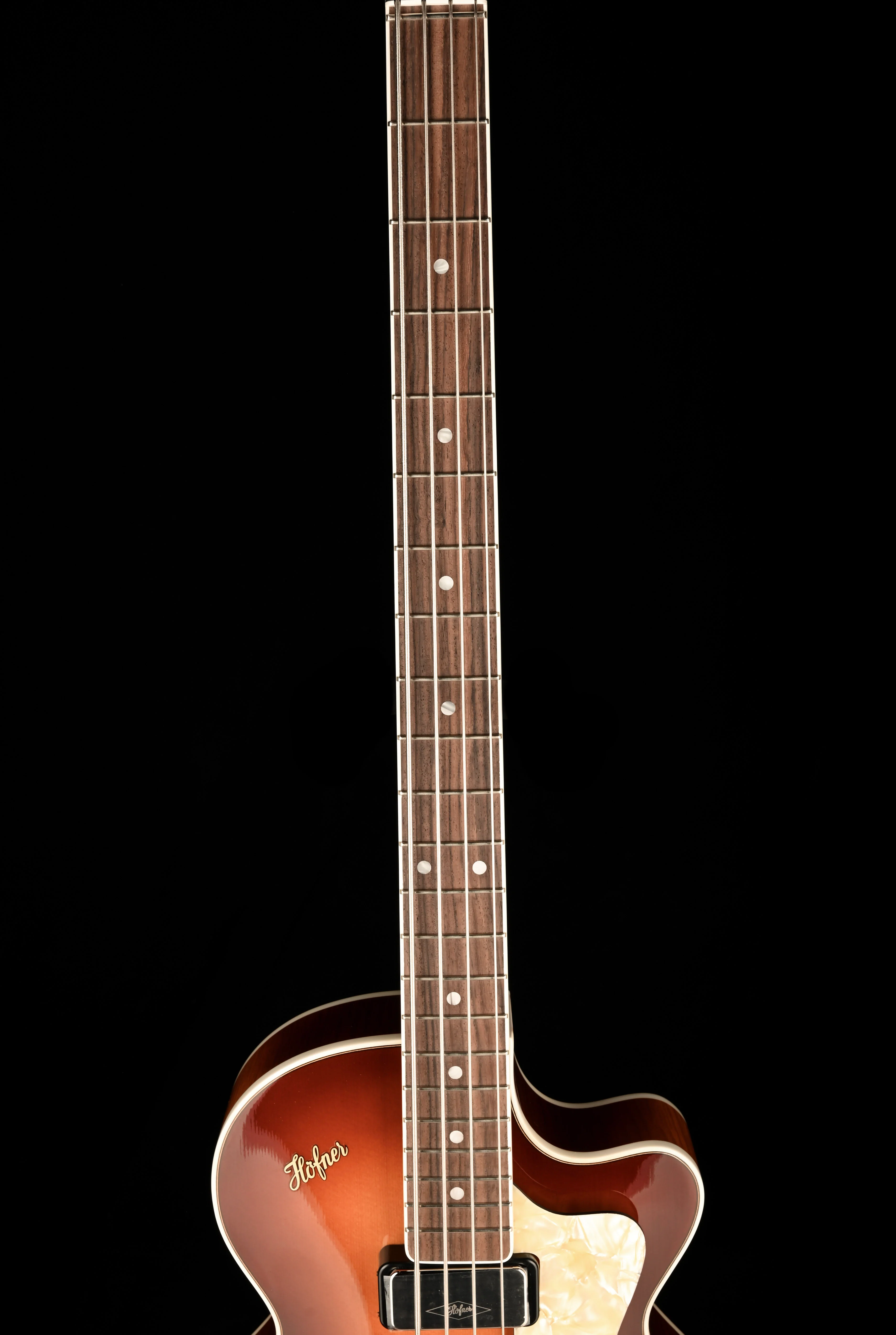 Hofner LTD Club Bass Dark Violin-Cavern Spacing with Vintage Case - H500/2-CV-O - Image 12