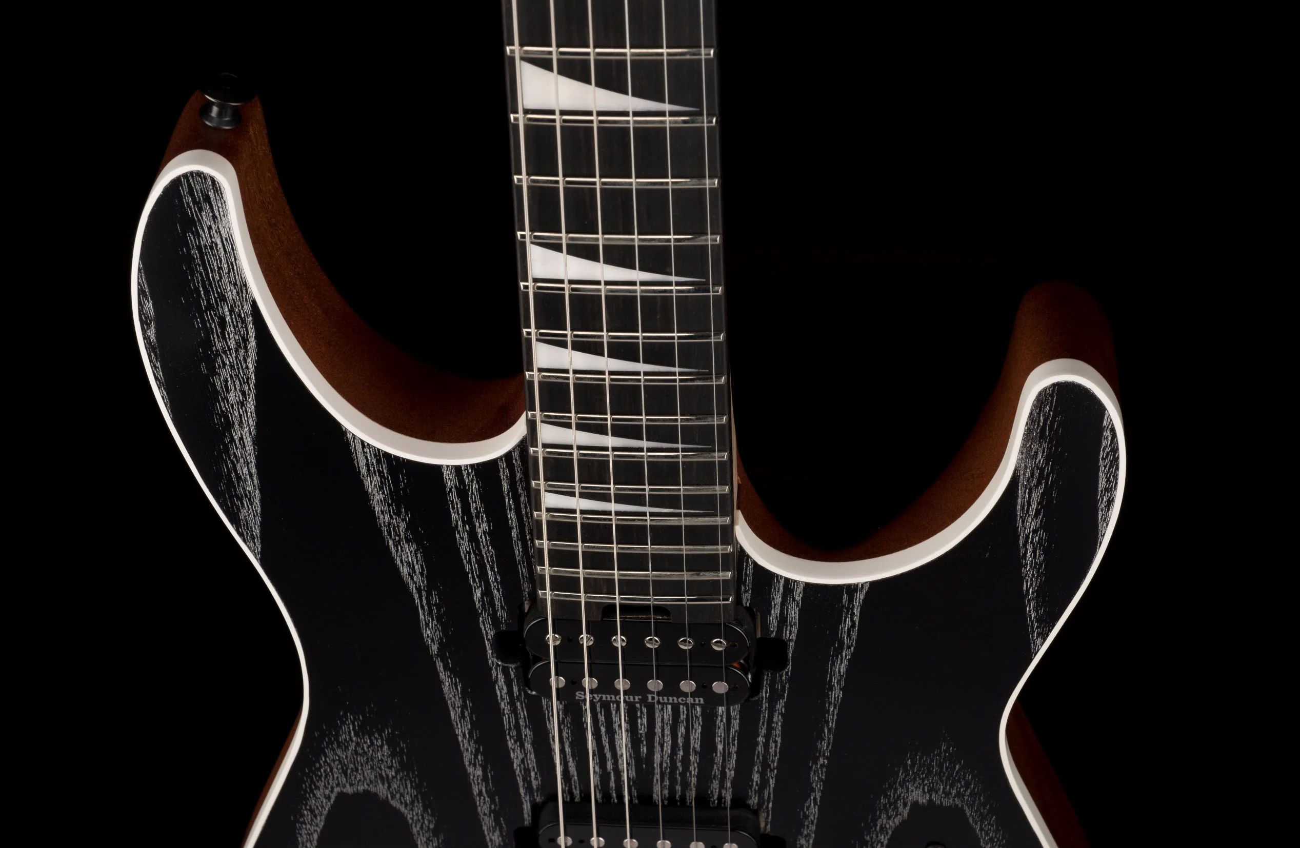 Jackson MJ Series Dinky DKRA Ebony Fingerboard Matte Black Ash - Image 4