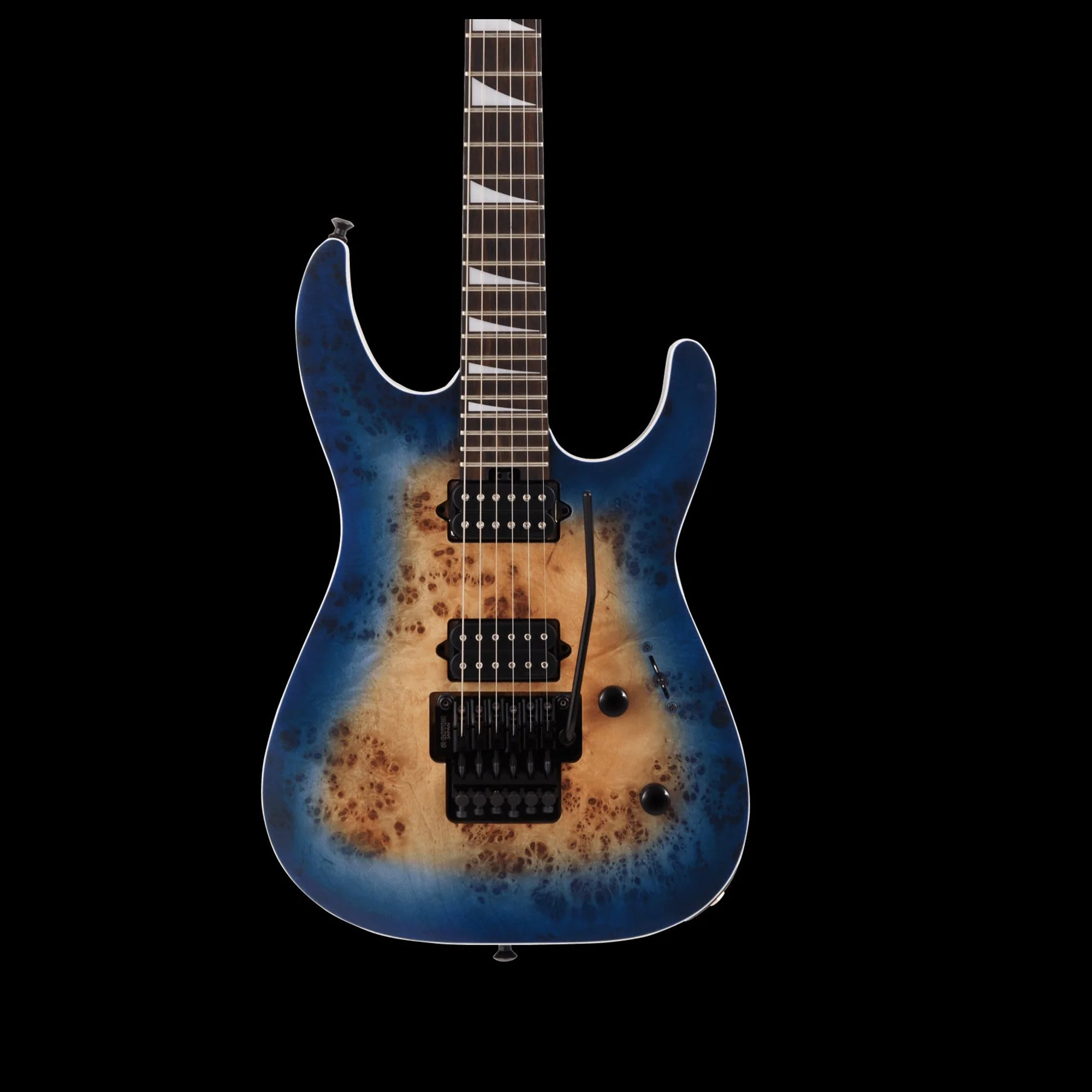 Jackson MJ Series Dinky DKRP Ebony Fingerboard Transparent Blue Burst - Serial # JFJ2100693 - Demo