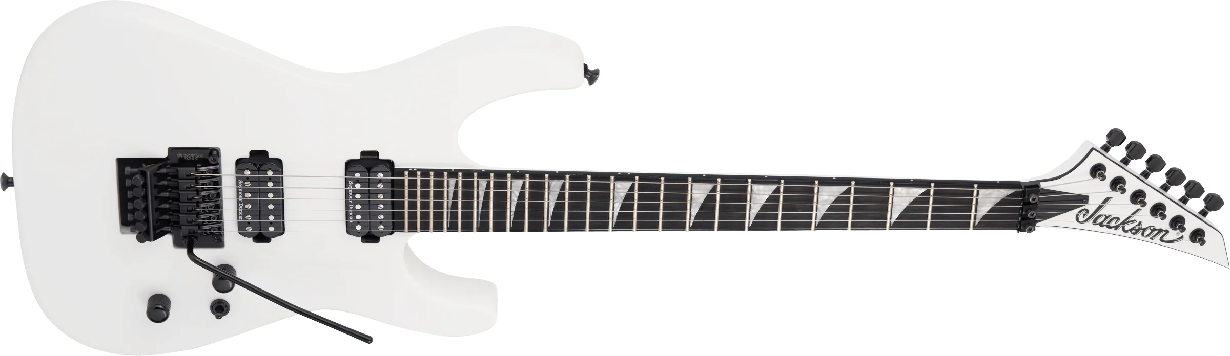 Jackson MJ Series Soloist SL2 Ebony Fingerboard Snow White - Image 3