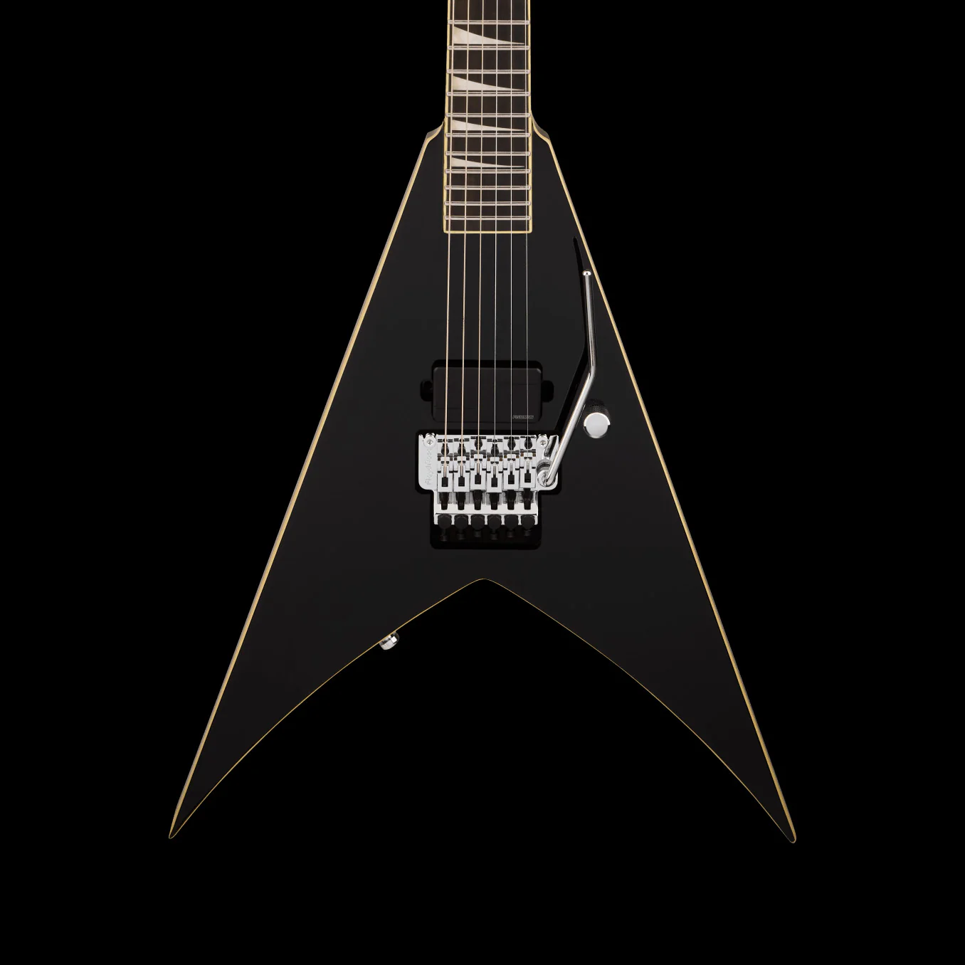 Jackson Pro Plus Limited Edition Pure Metal King V KV1A Gloss Black with Gig Bag