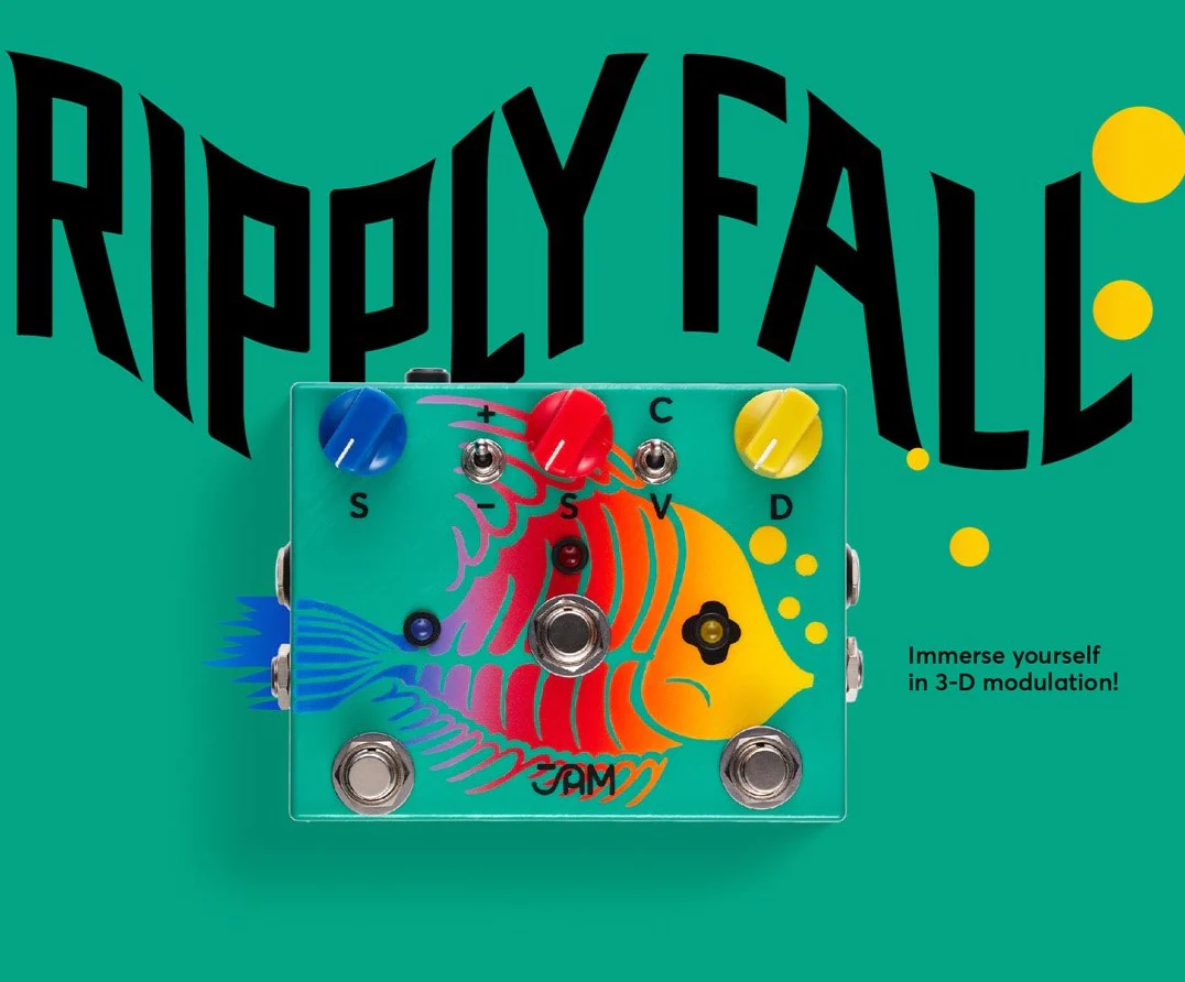 JAM Pedals Ripply Fall Chorus/Vibrato/Phaser Guitar Effect Pedal - Image 6