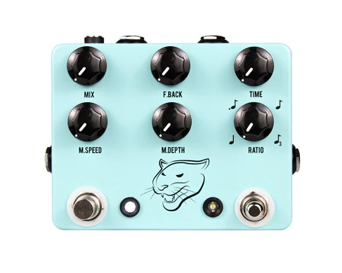JHS Panther Cub V1.5 Analog Delay w/ Tap Tempo Guitar Effect Pedal