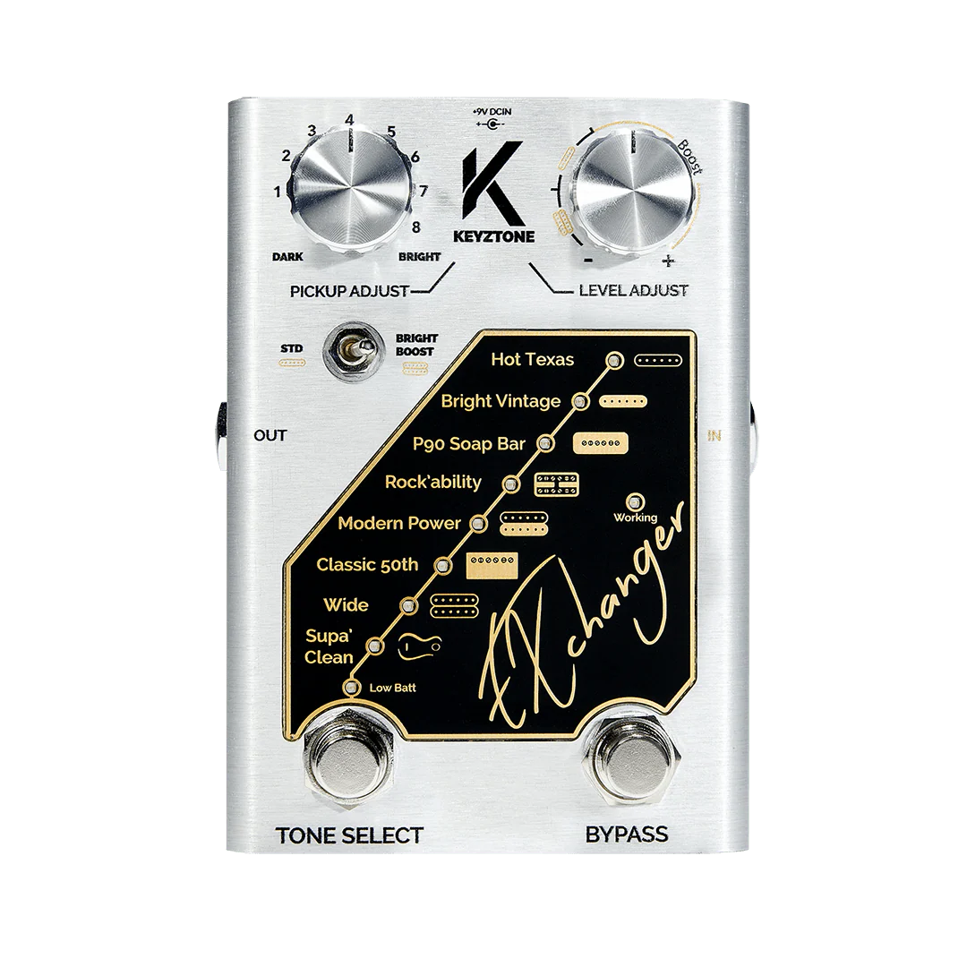 Keyztone EXchanger Pickup Enhancer Guitar Pedal Pickup Remodeler