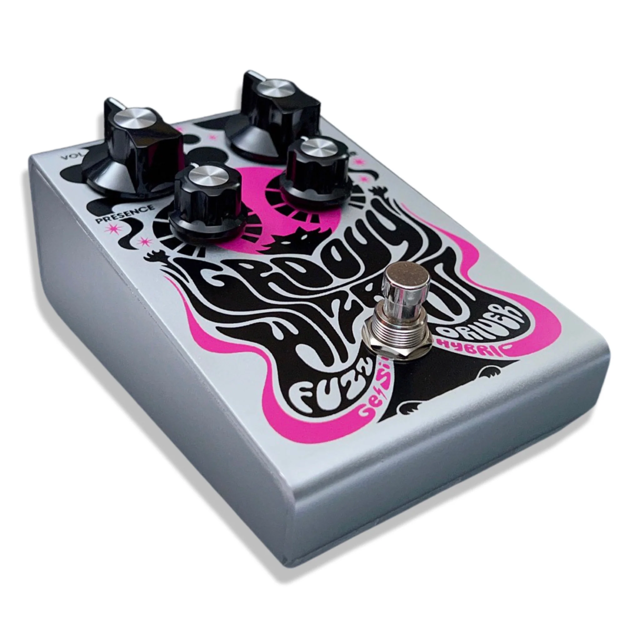 Kittycaster FX KC-101 Groovy Wizard Fuzz Driver Guitar Effect Pedal - Image 4