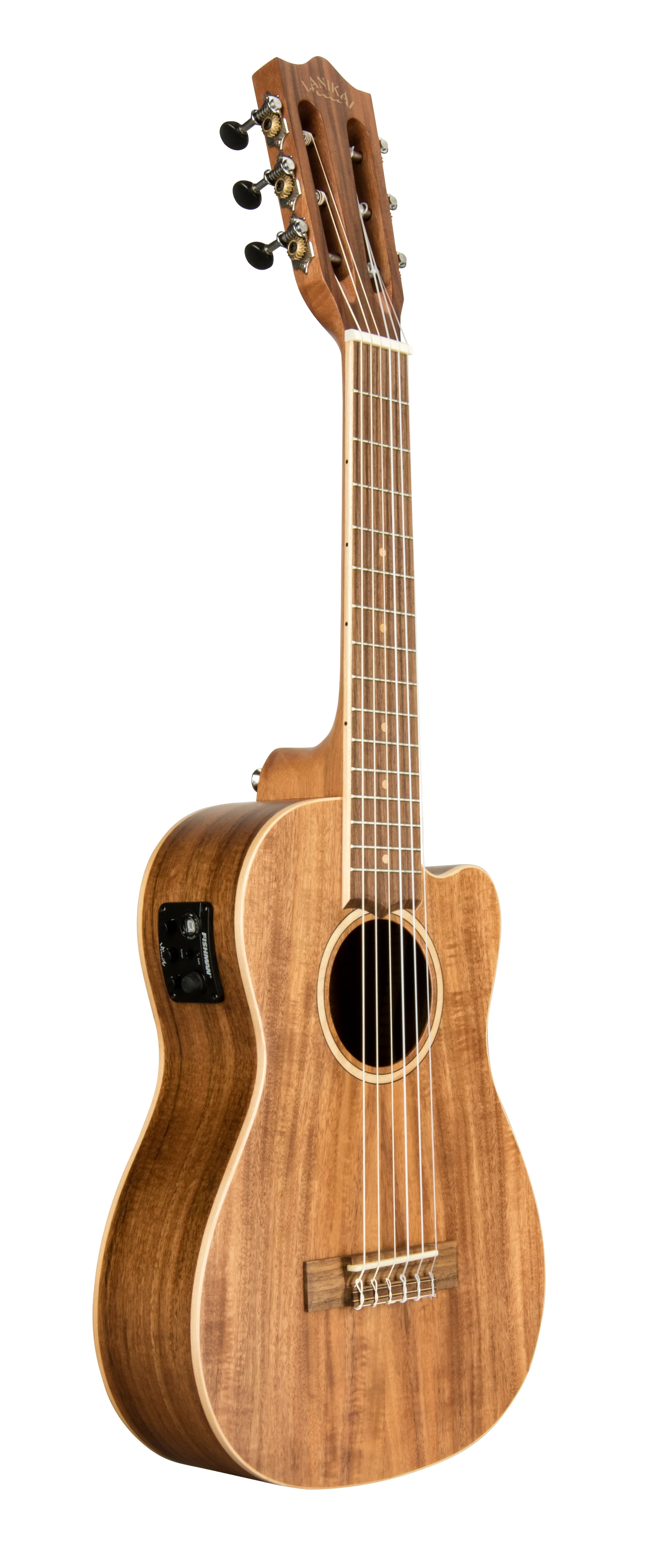 Lanikai ACST-CEG Acacia Guitelele with Kula Preamp Acoustic Electric Ukulele - Image 3