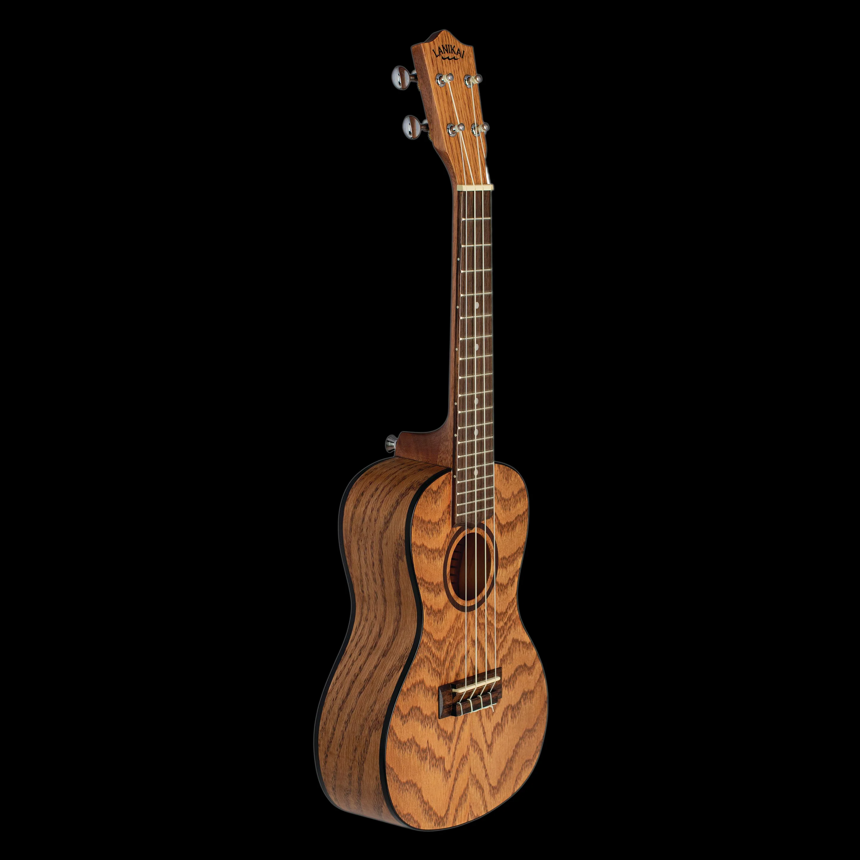 Lanikai OA-C Oak Concert Ukulele Natural with Gig Bag - Image 4