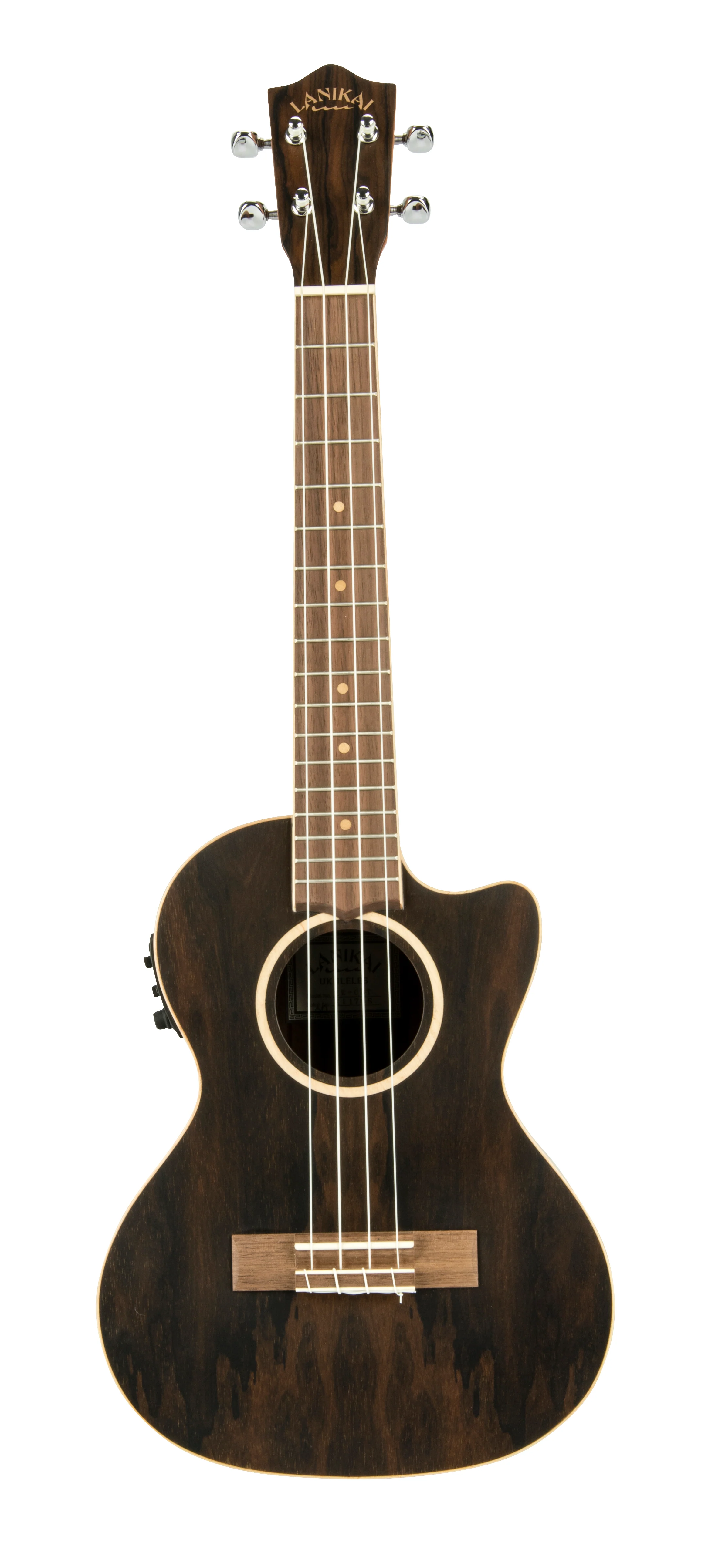 Lanikai ZR-CET Ziricote Tenor with Kula Preamp Acoustic Electric Ukulele - Image 2