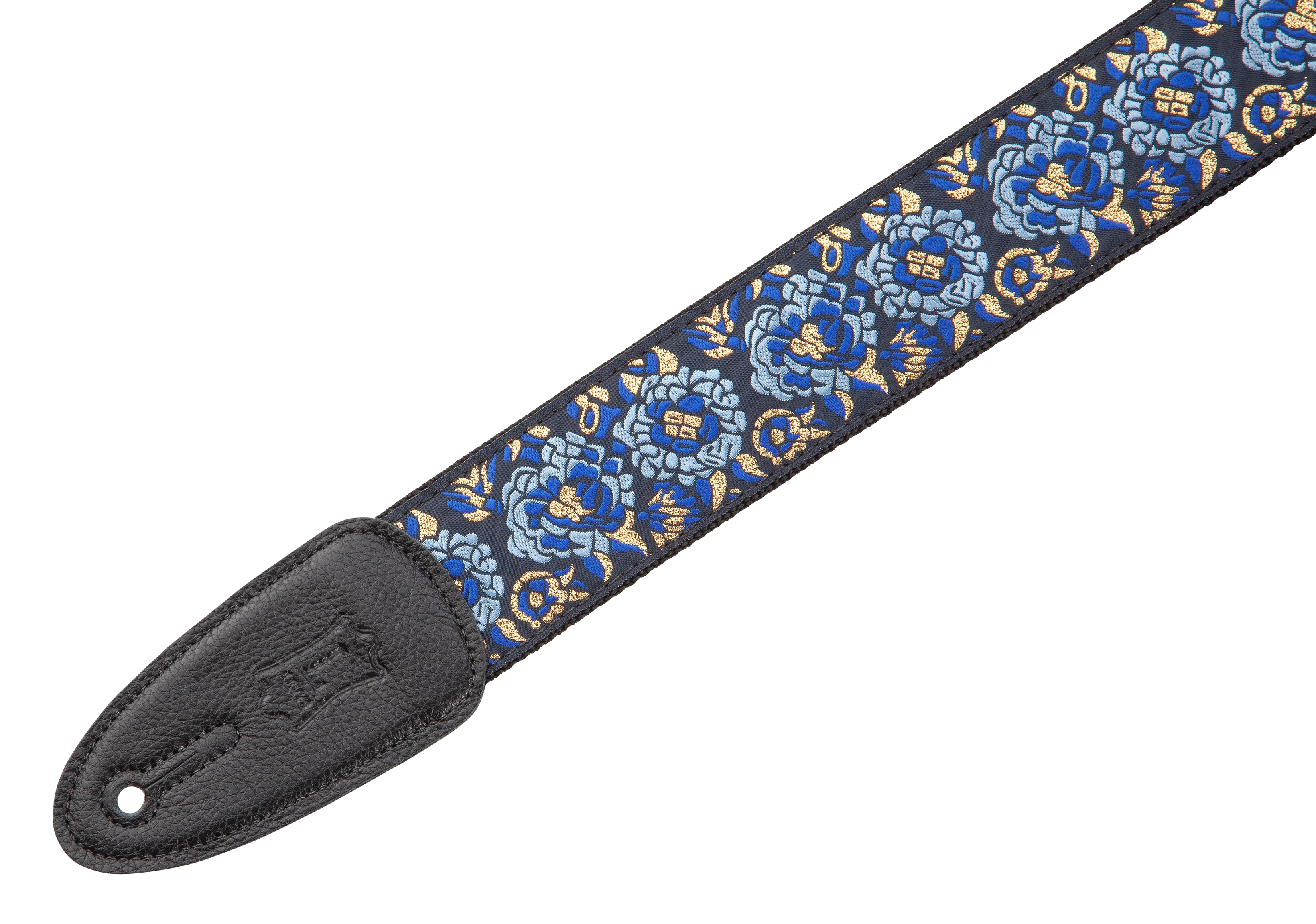 Levy's M8AS-NAV 2" Wide Navy Jacquard Guitar Strap - Image 3