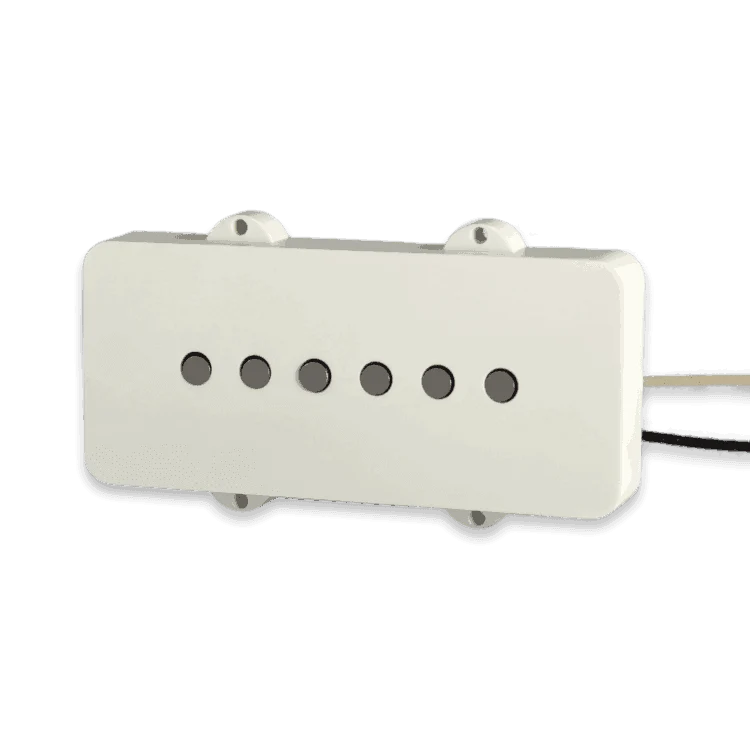 Lindy Fralin Hum Cancelling Jazzmaster White Cover Pickup Set