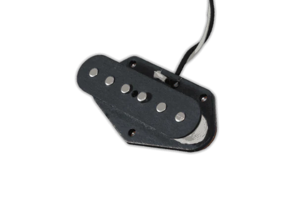 Lindy Fralin Vintage Hot Telecaster Hybrid Stagger Polished Nickel Cover Pickup Set - Image 3