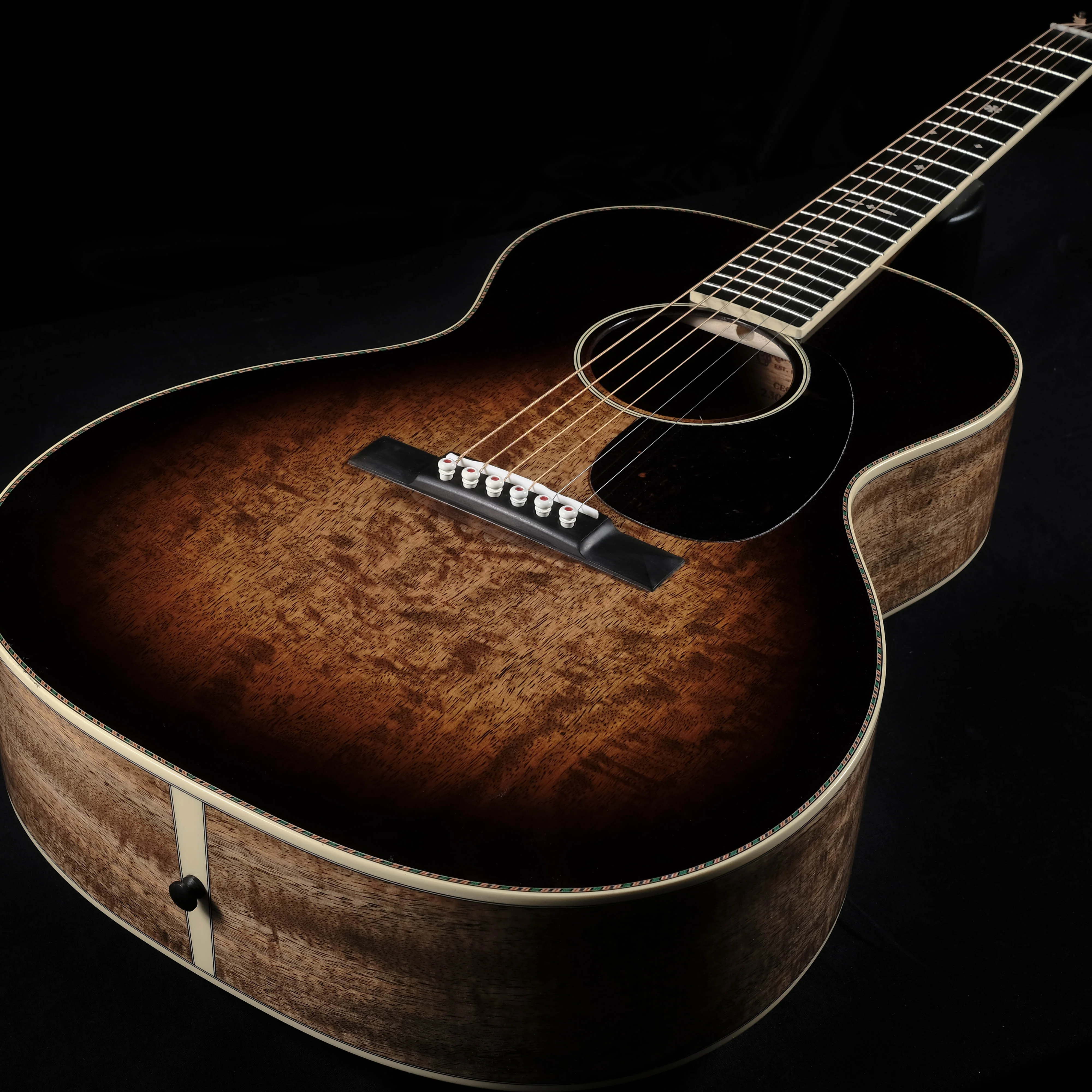 Martin CEO-9 Slope Shoulder 00 Size 14 Fret Mango Sunset Burst Acoustic Guitar - Image 4