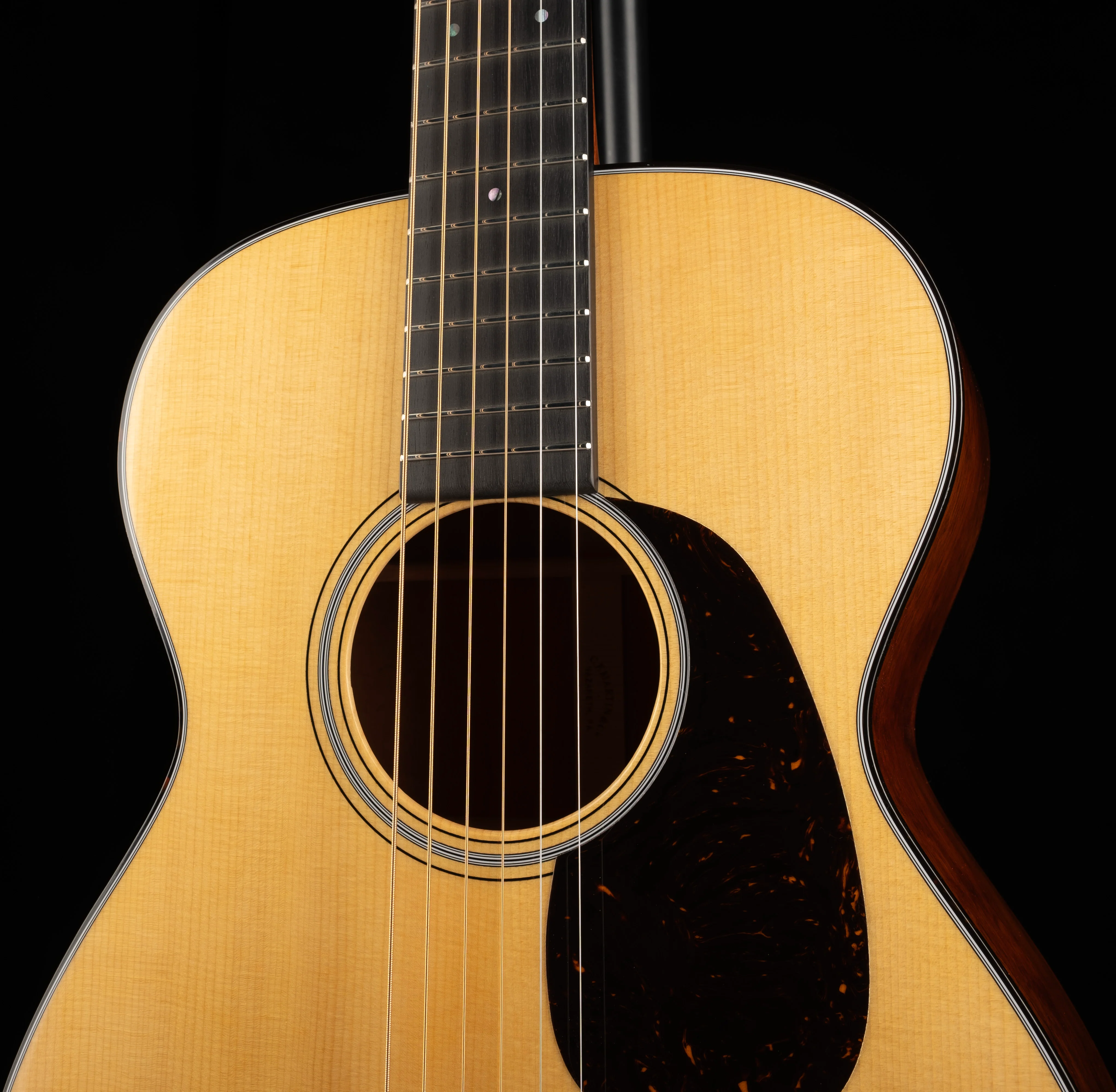 Martin Custom Shop 0 Concert Style 18 Quilted Mahogany Acoustic Guitar - Image 6
