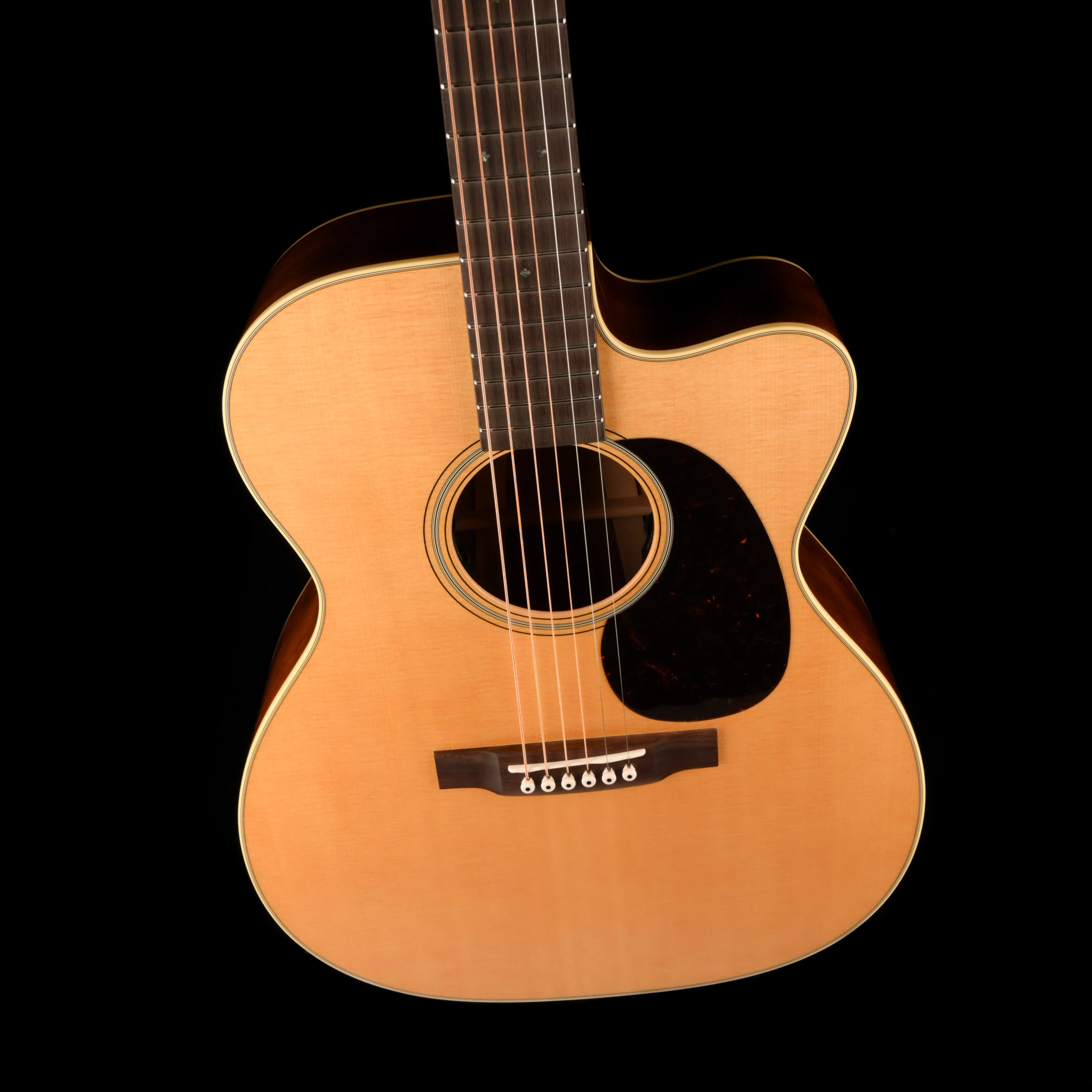 Martin Custom Shop 000-18E Cherry Sitka Spruce Acoustic Electric Guitar - Image 2