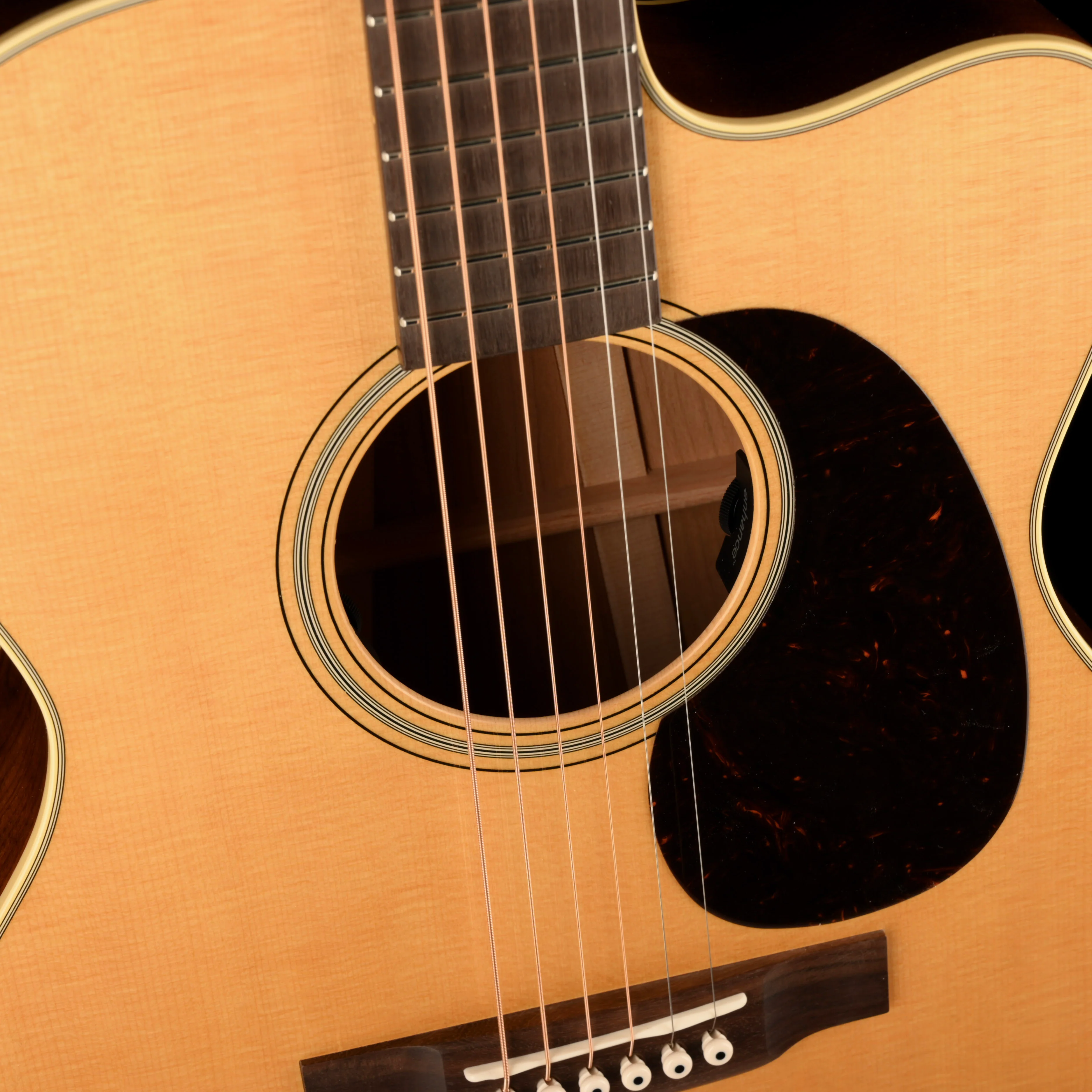 Martin Custom Shop 000-18E Cherry Sitka Spruce Acoustic Electric Guitar - Image 3